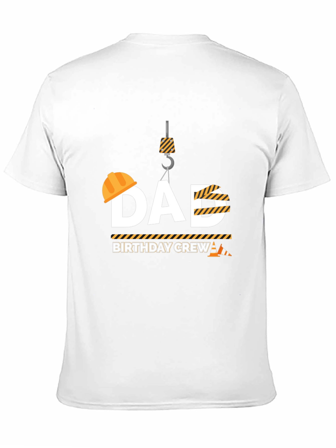Dad Birthday Crew Construction T-Shirt