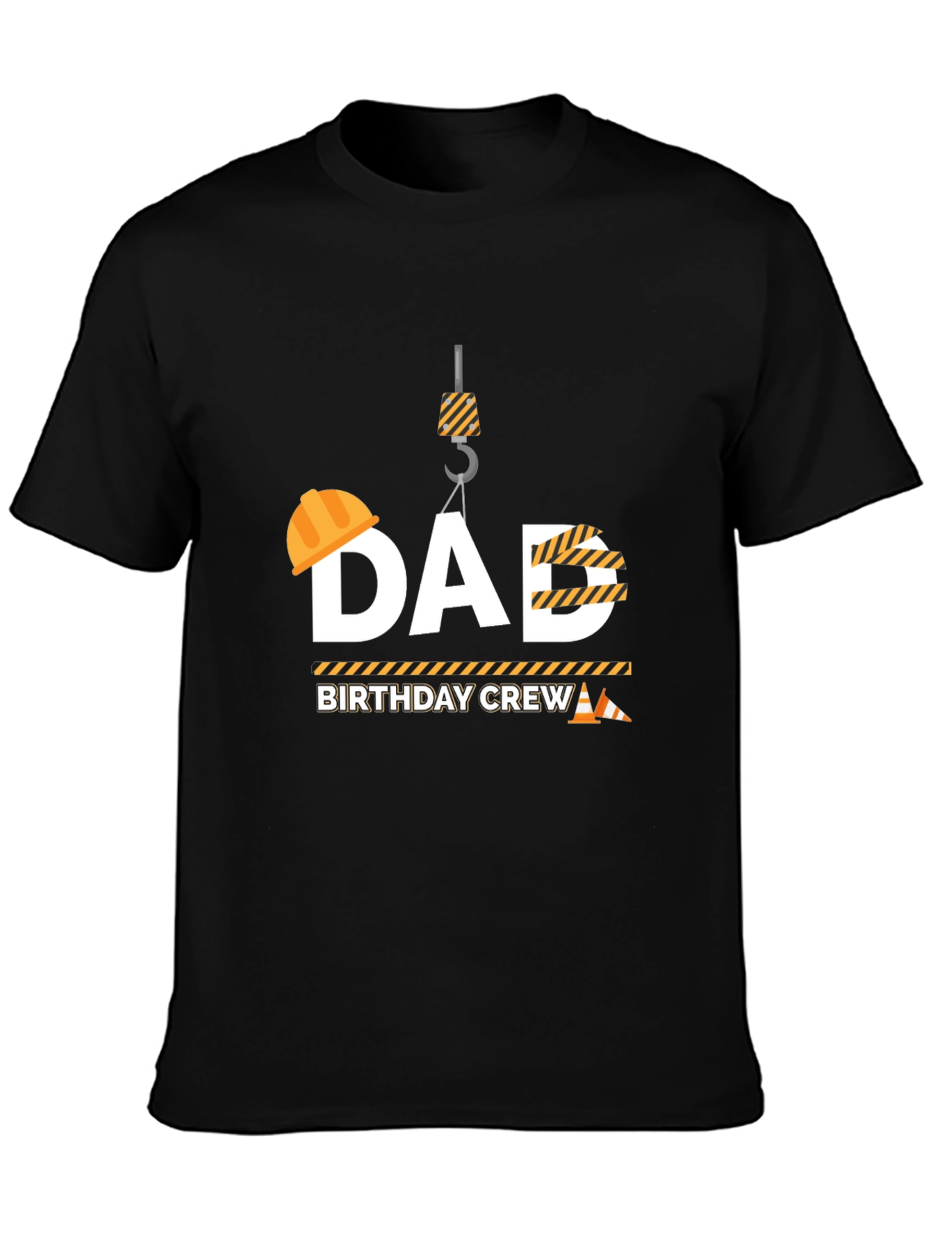 Dad Birthday Crew Construction T-Shirt