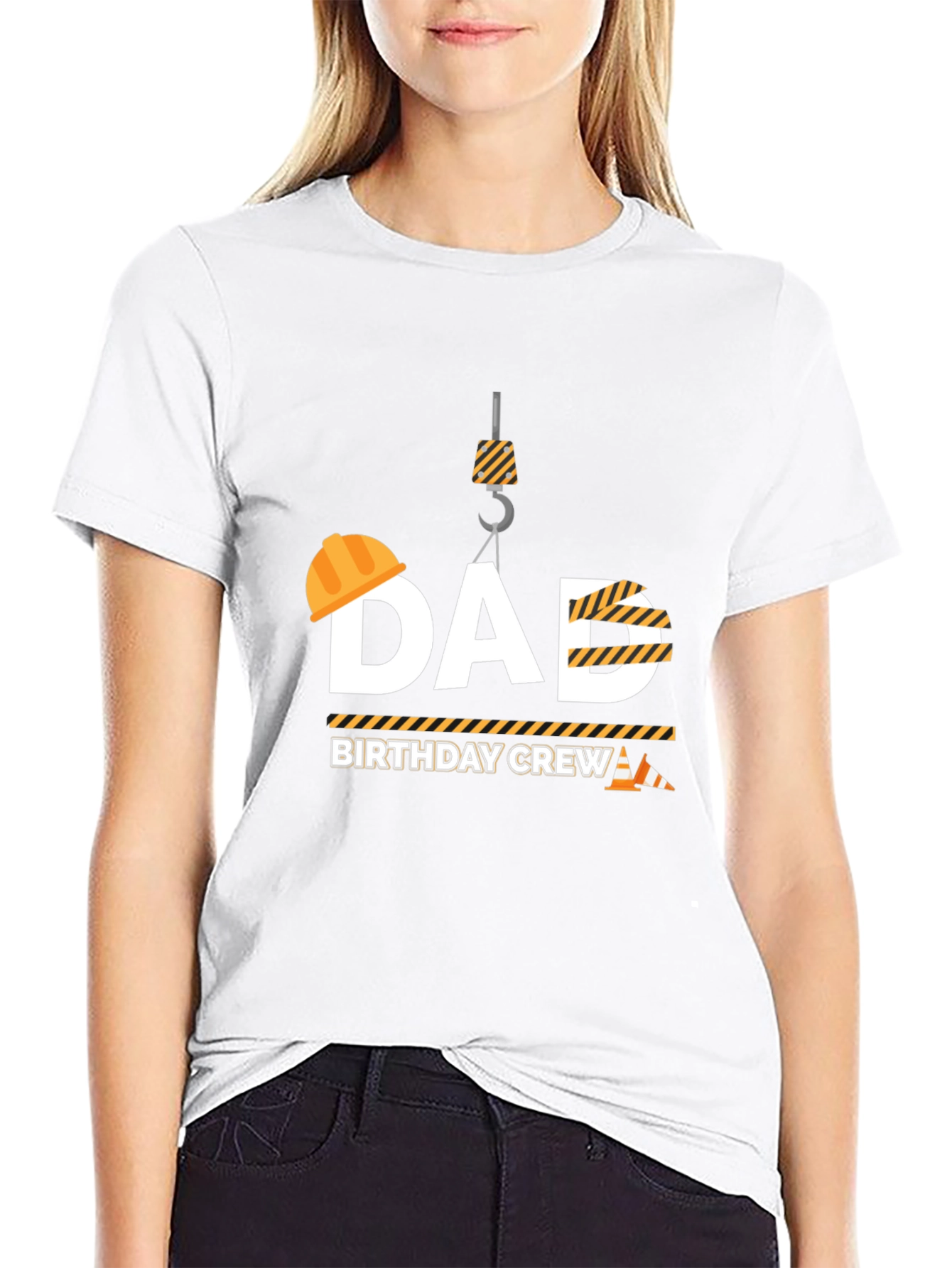 Dad Birthday Crew Construction T-Shirt