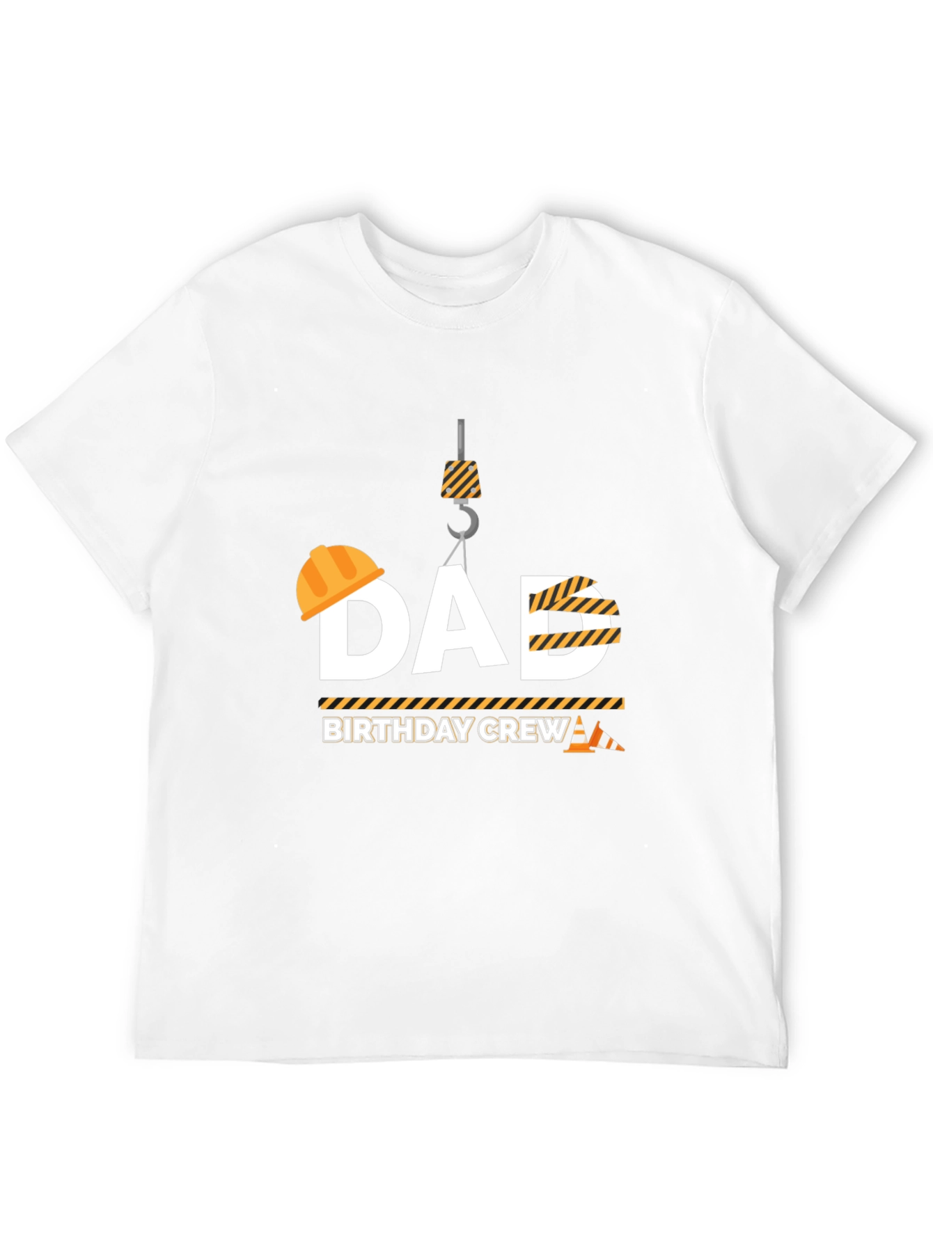 Dad Birthday Crew Construction T-Shirt