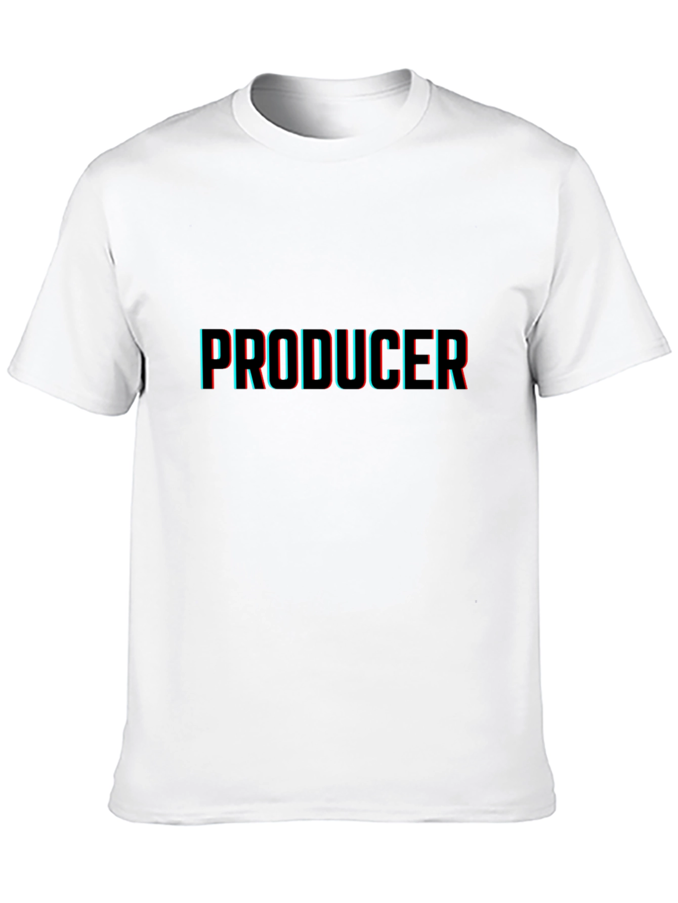 Producer 3D Effect Black T-Shirt