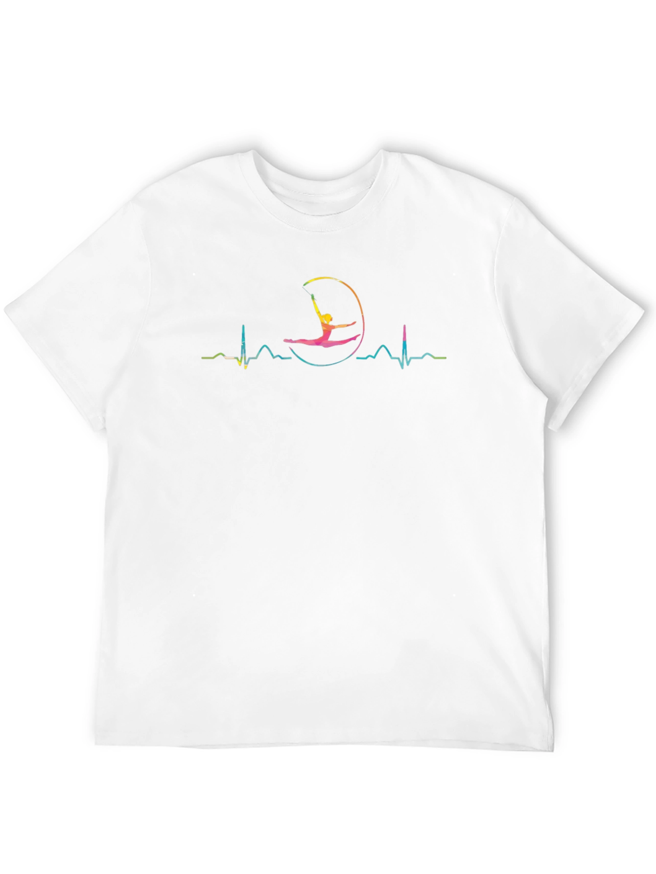 Gymnast Heartbeat T-Shirt - Rhythmic Gymnastics Tee