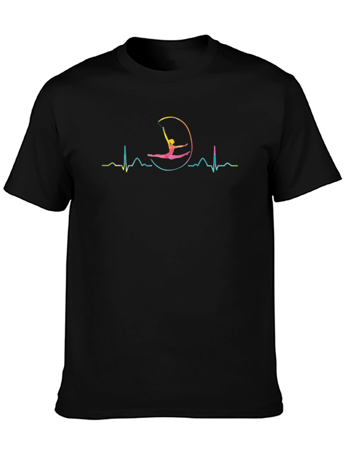 Gymnast Heartbeat T-Shirt - Rhythmic Gymnastics Tee