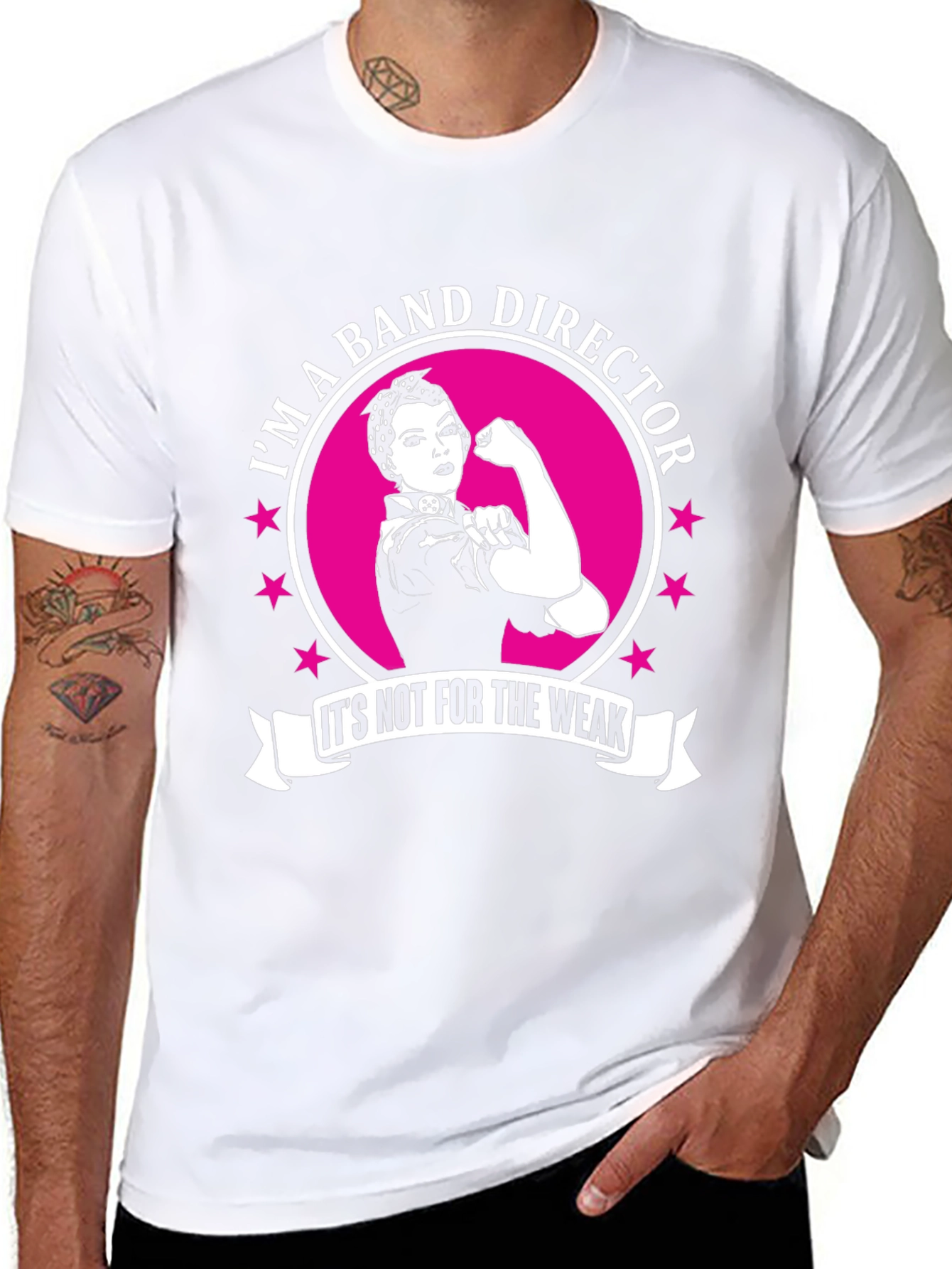Band Director T-Shirt - Rosie the Riveter Style