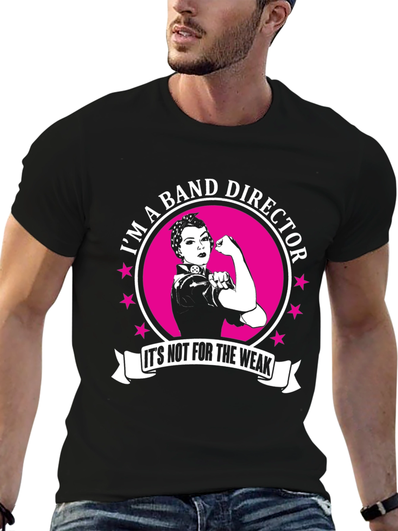 Band Director T-Shirt - Rosie the Riveter Style