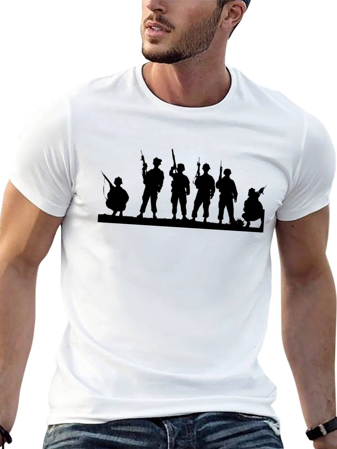 Silhouette Military T-Shirt - Black