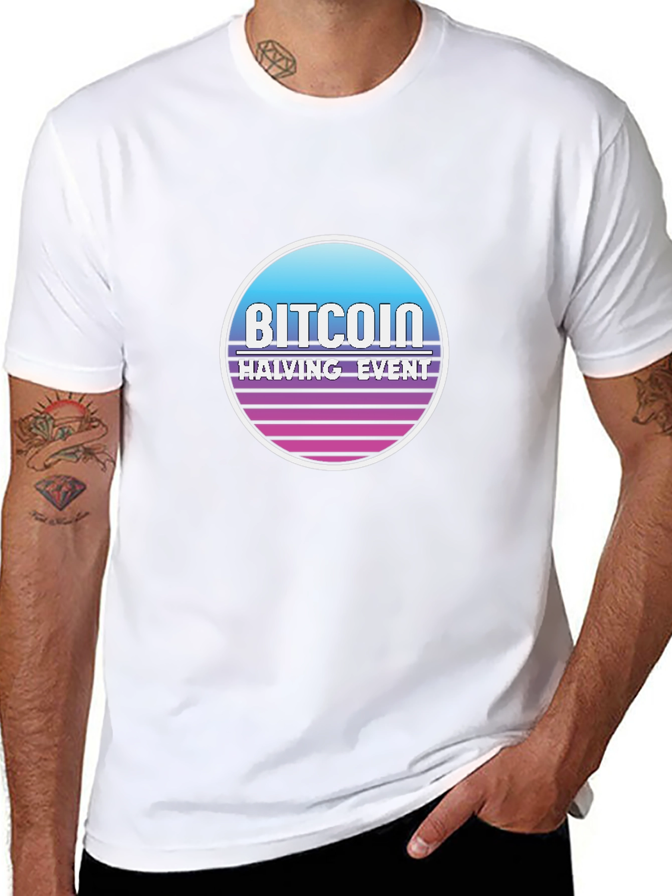 Bitcoin Halving Event Graphic T-Shirt