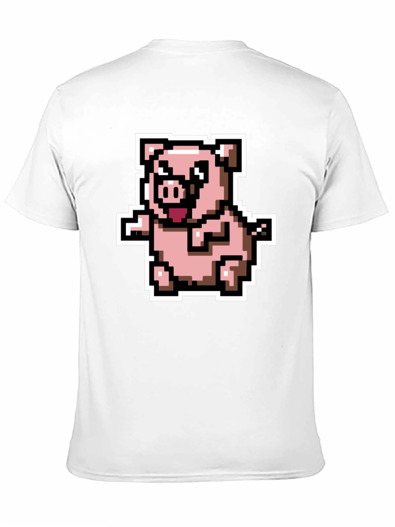 Pixel Pig T-Shirt - Cute Retro Gaming Tee