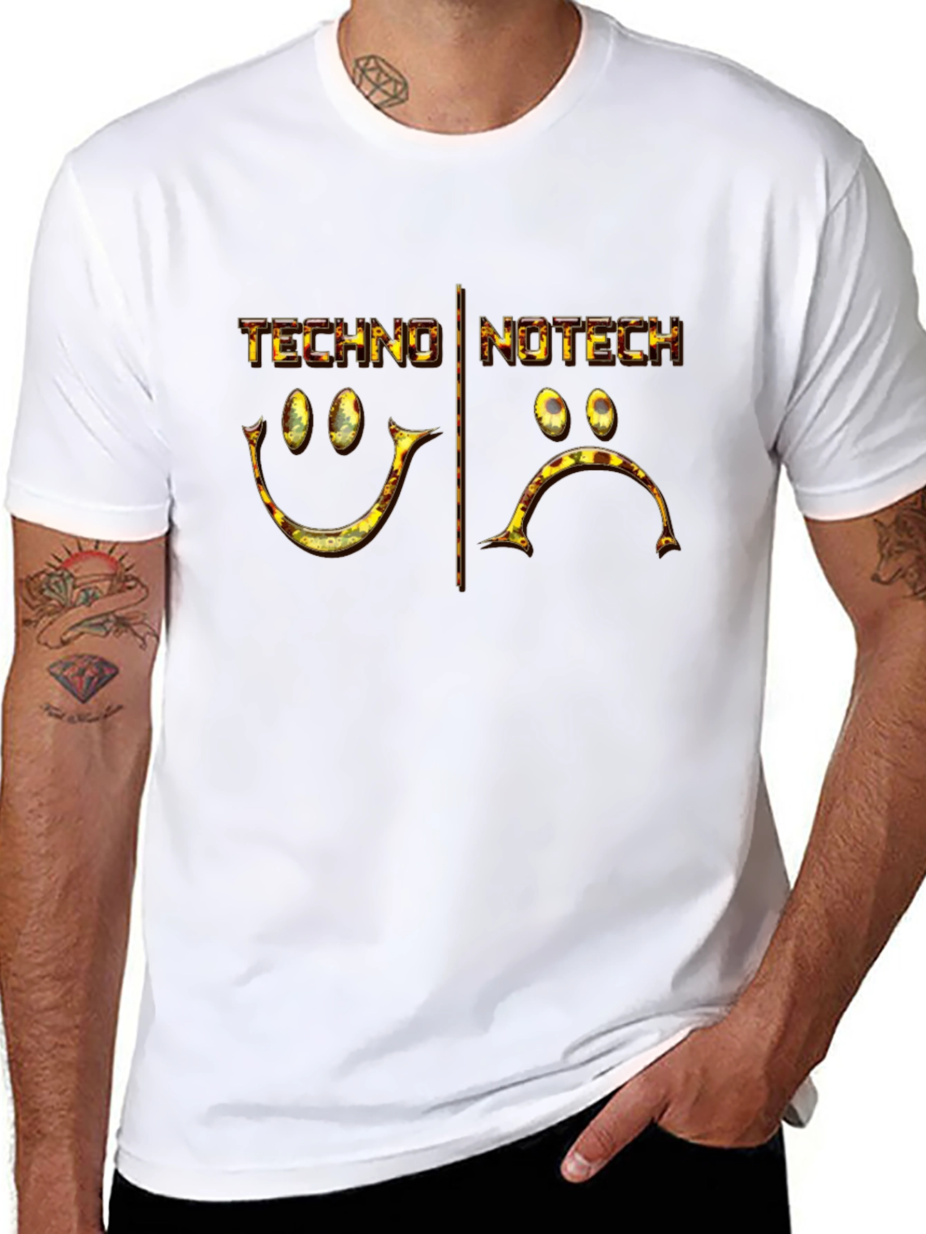 Techno Notech Graphic Print T-Shirt