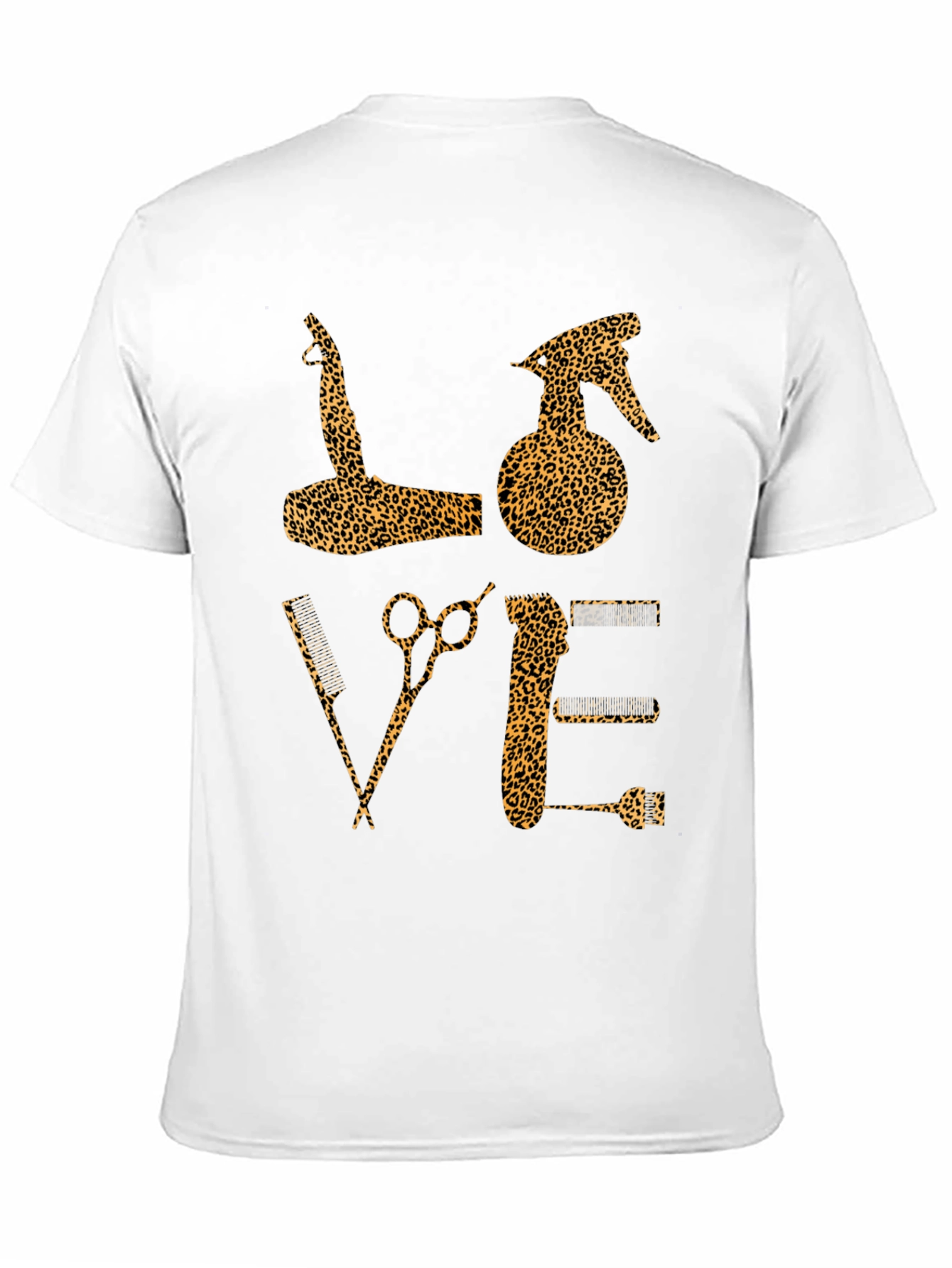 Leopard Print Barber Love T-Shirt