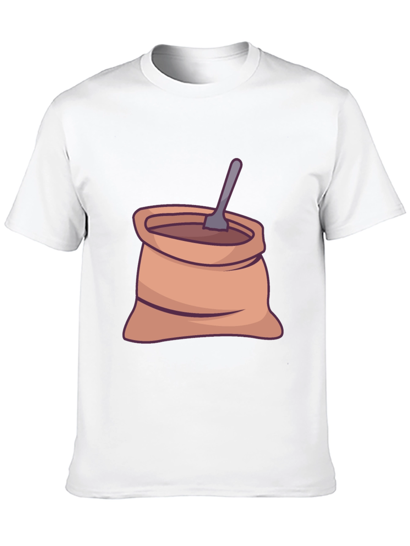 Coffee Sack Graphic Tee - Casual Black T-Shirt