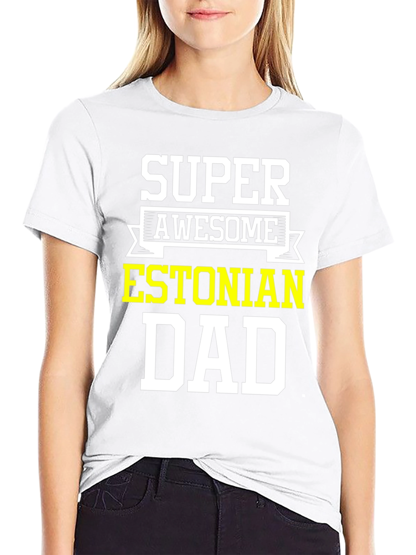 Super Awesome Estonian Dad T-Shirt