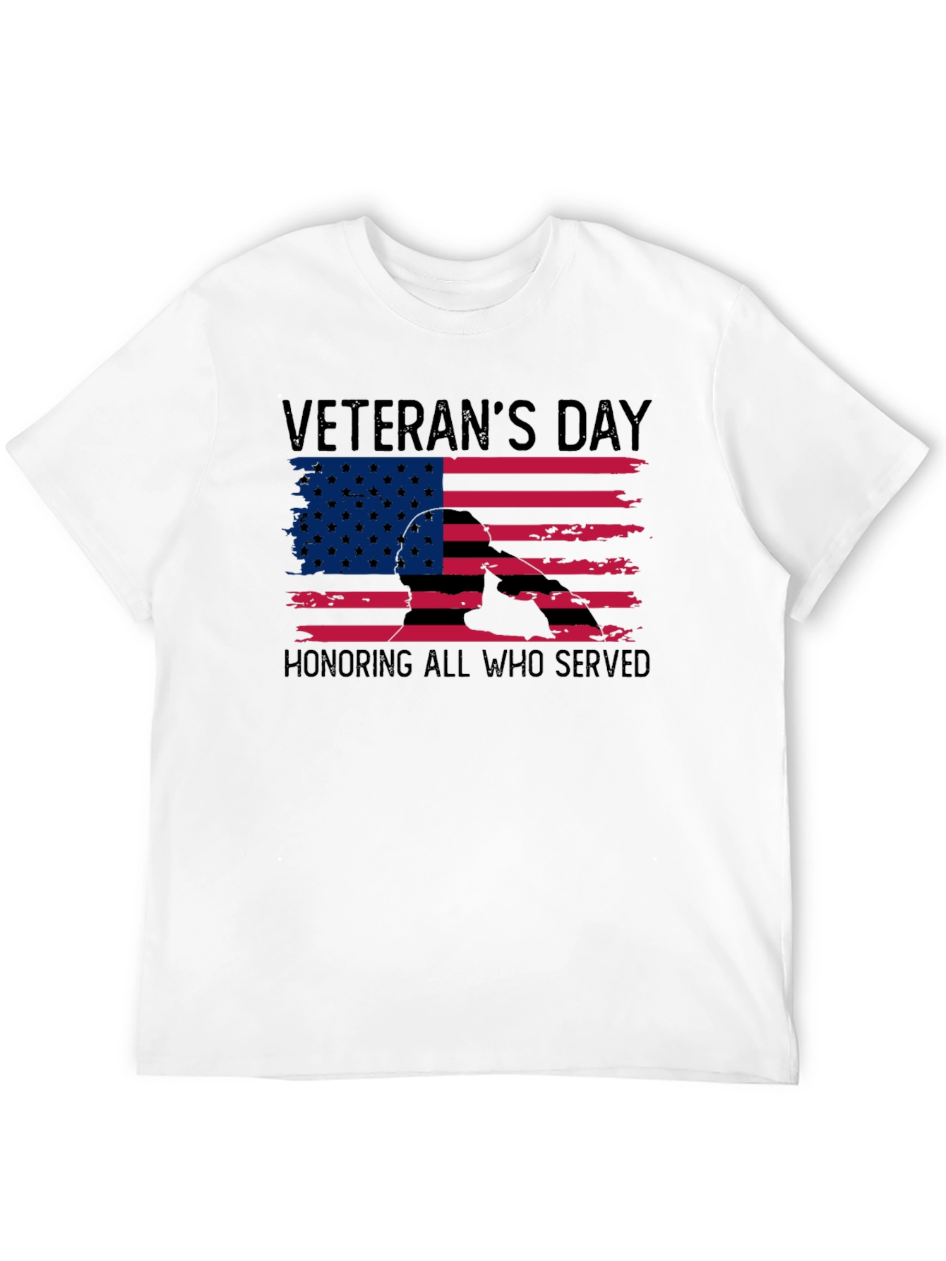 Veterans Day T-Shirt - Honoring All Who Served