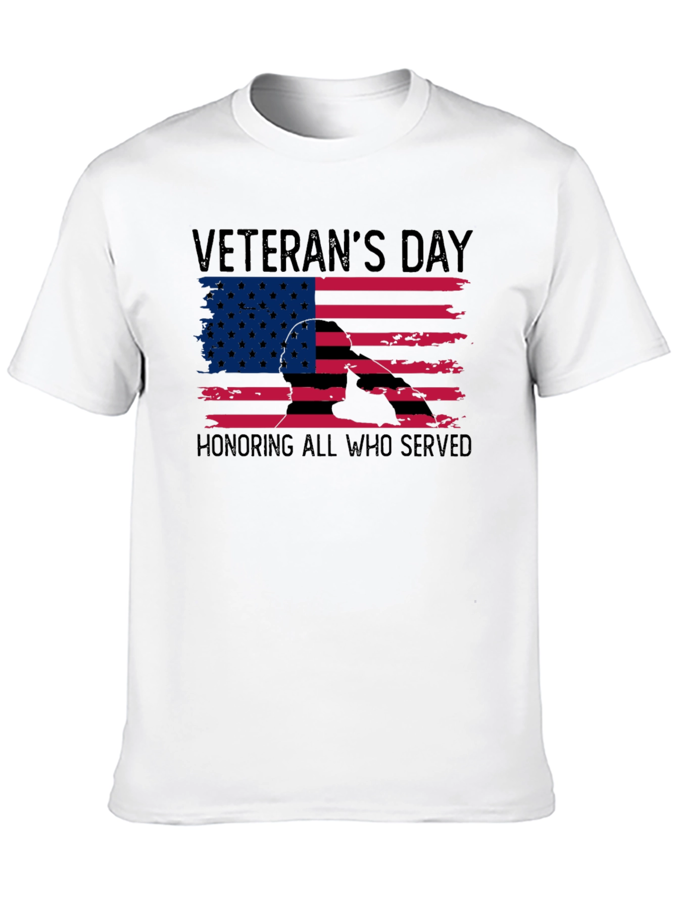Veterans Day T-Shirt - Honoring All Who Served