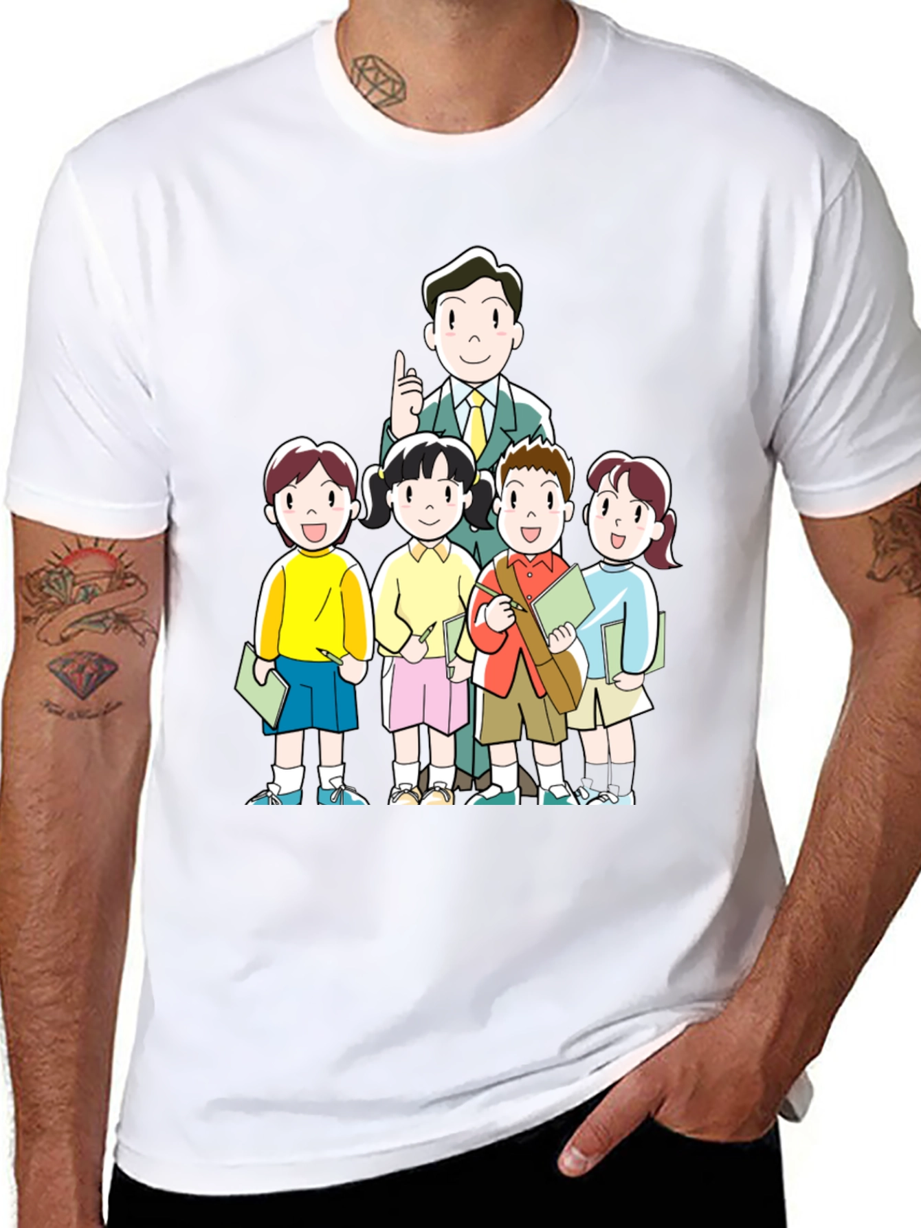 Teacher and Students Graphic Tee