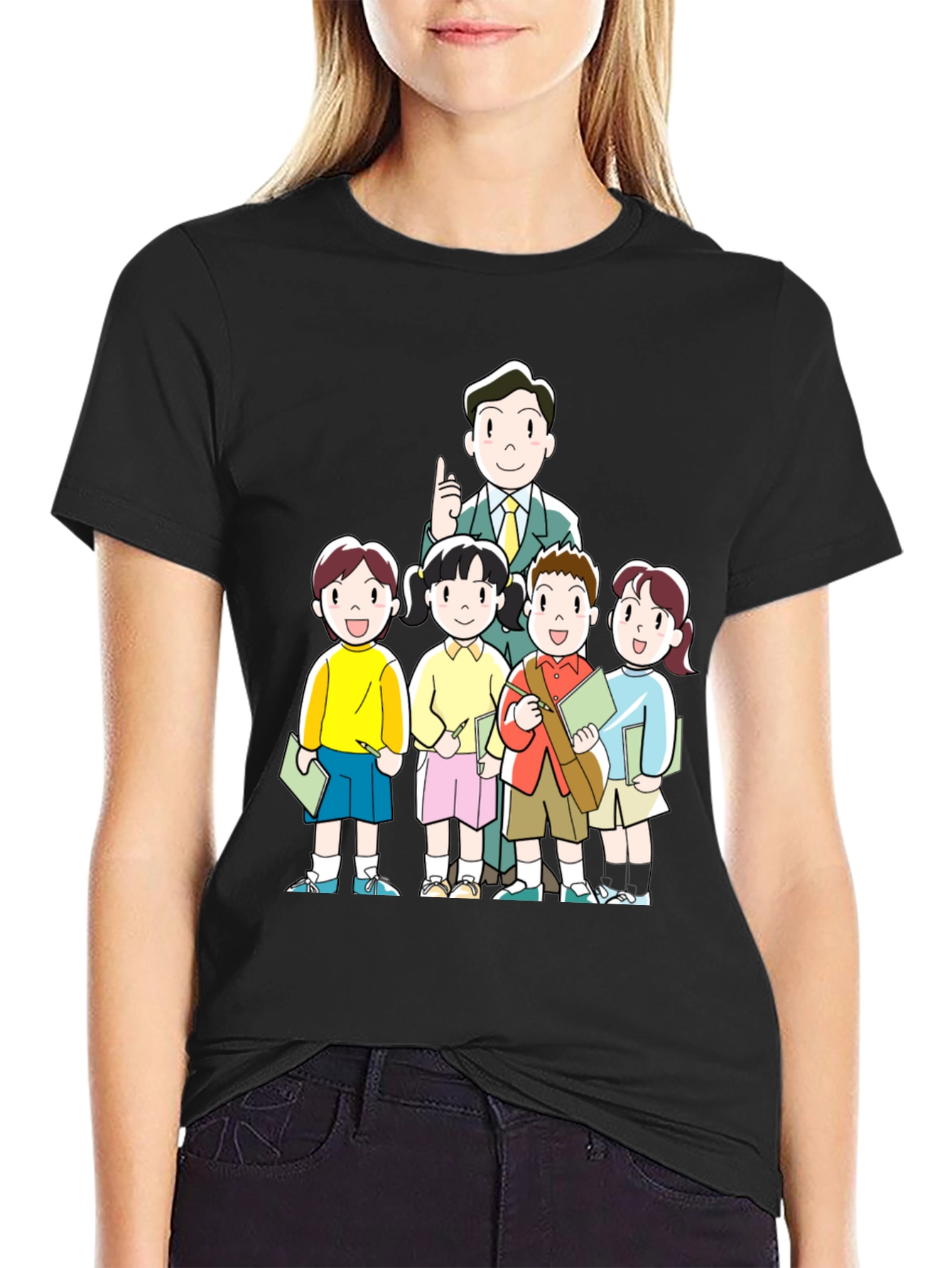 Teacher and Students Graphic Tee