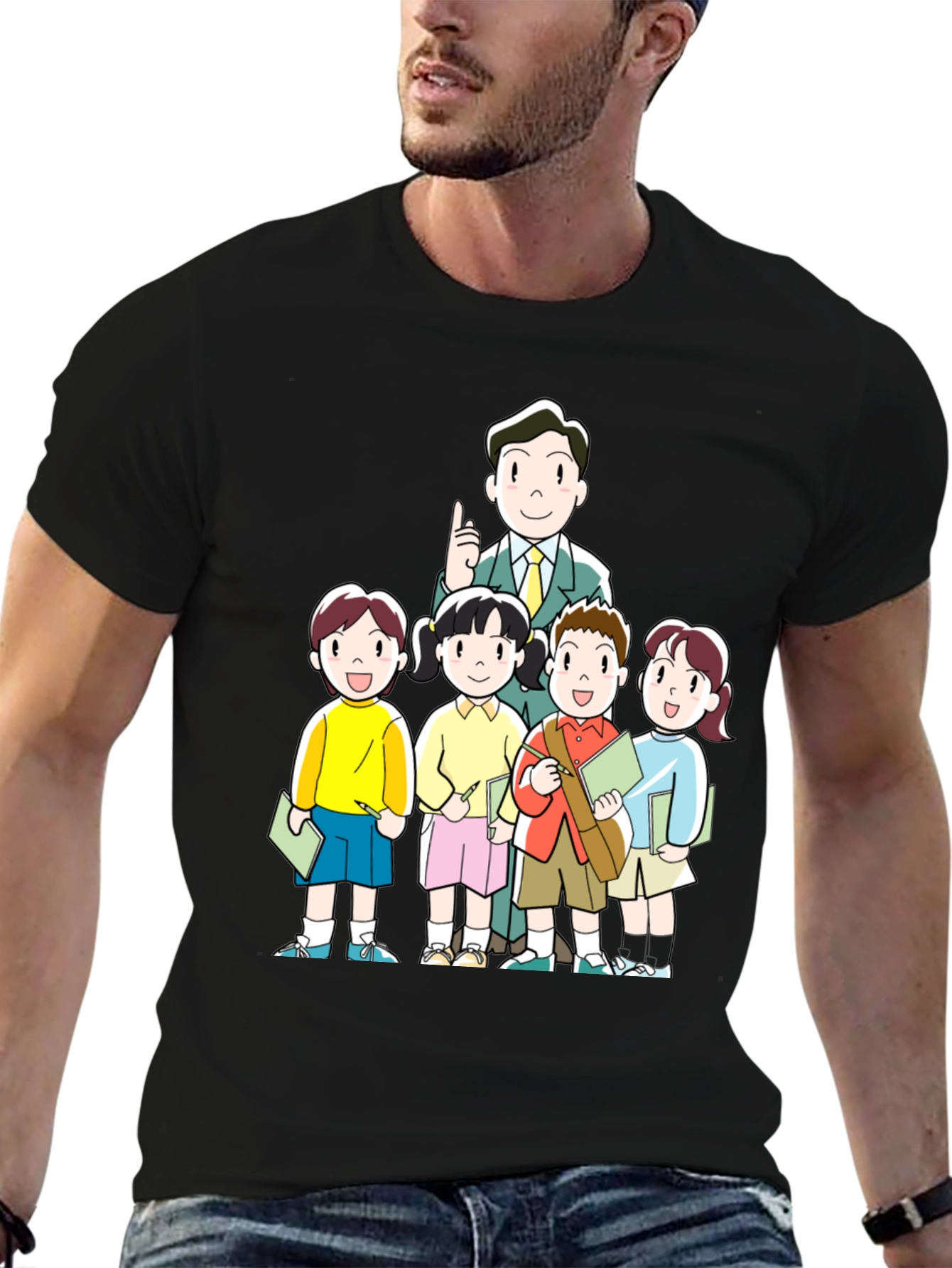 Teacher and Students Graphic Tee