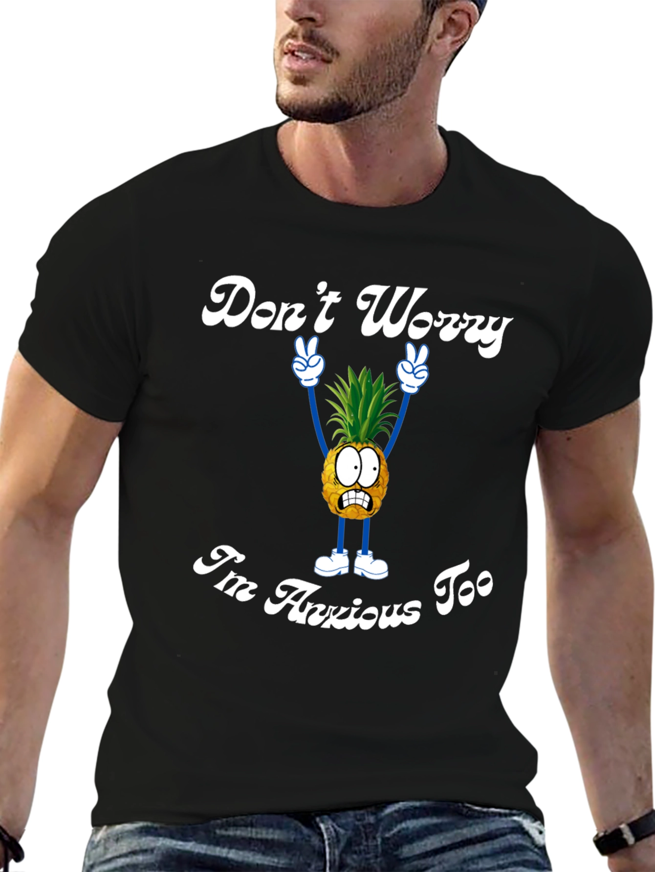 Anxious Pineapple Graphic Tee
