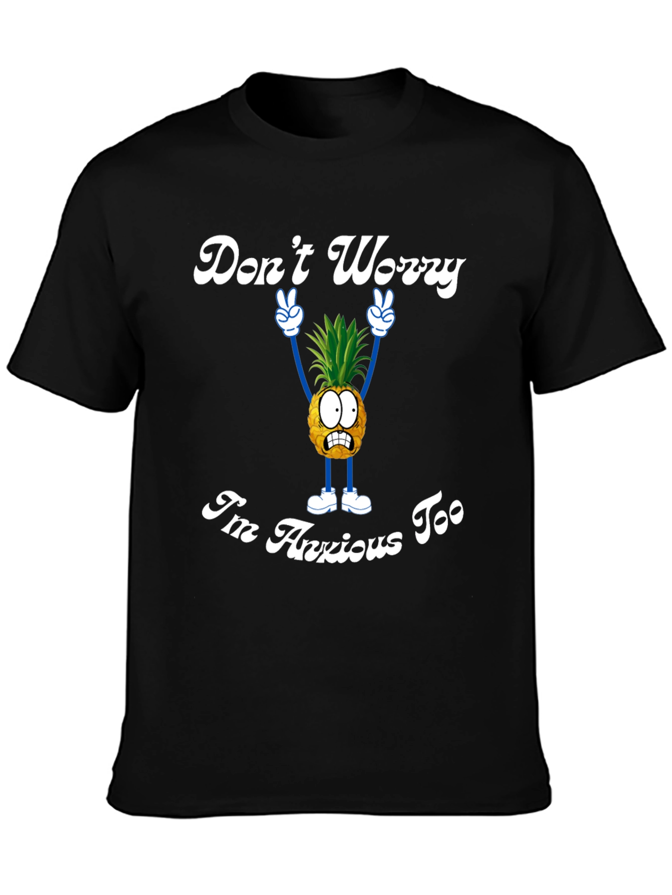 Anxious Pineapple Graphic Tee