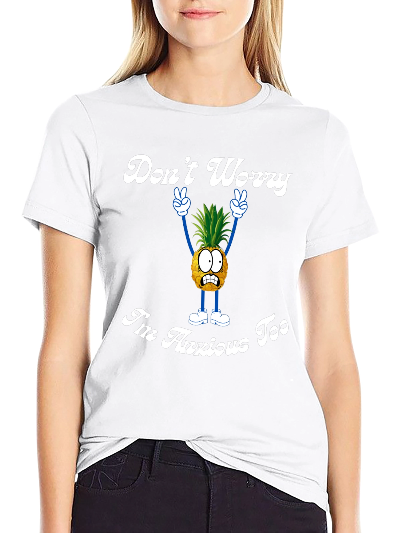 Anxious Pineapple Graphic Tee