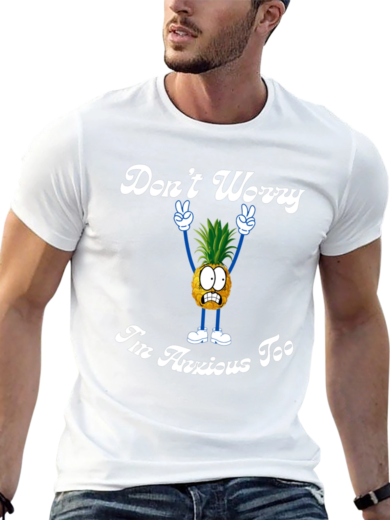 Anxious Pineapple Graphic Tee