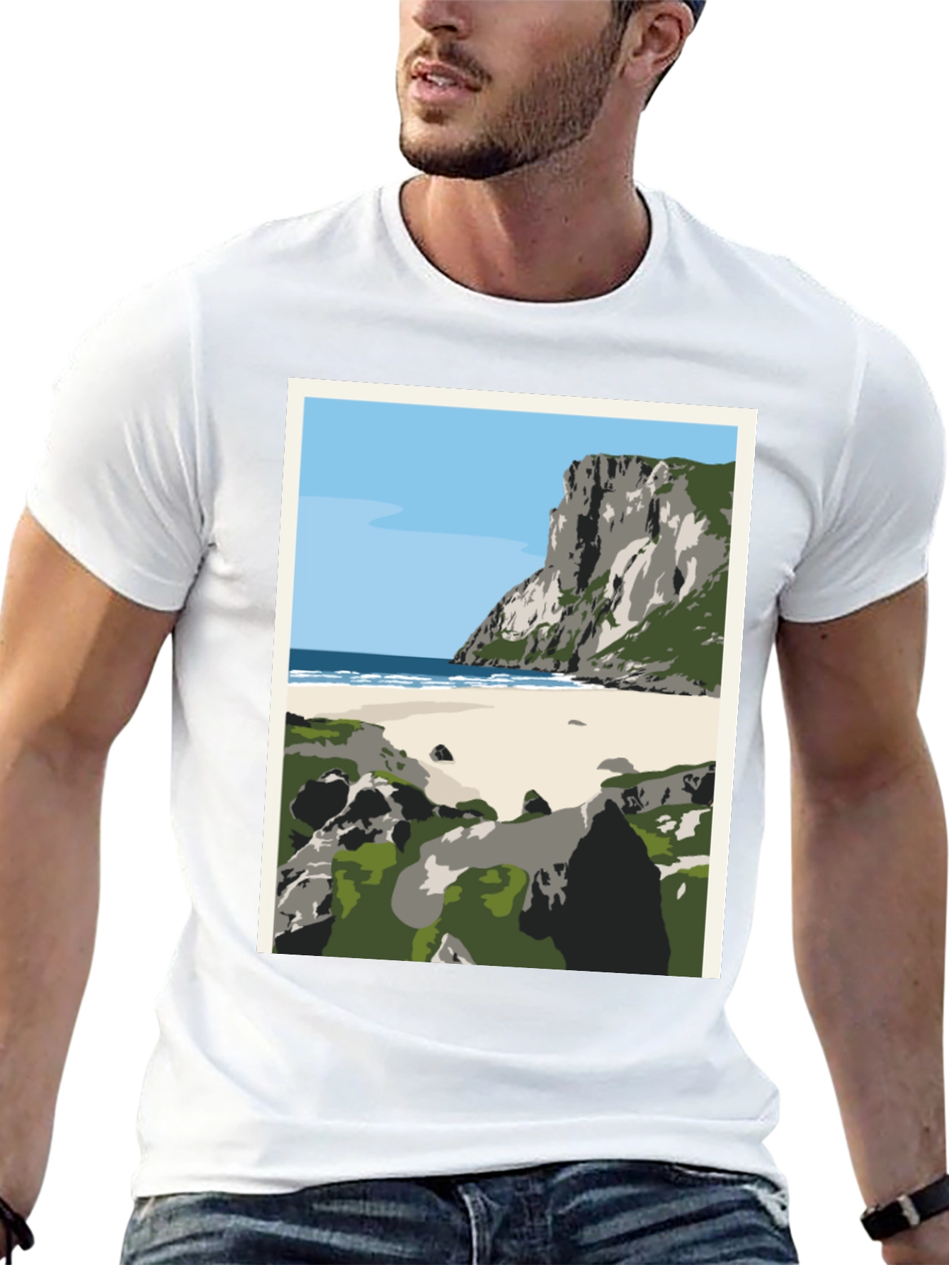 Coastal Cliff Graphic Tee