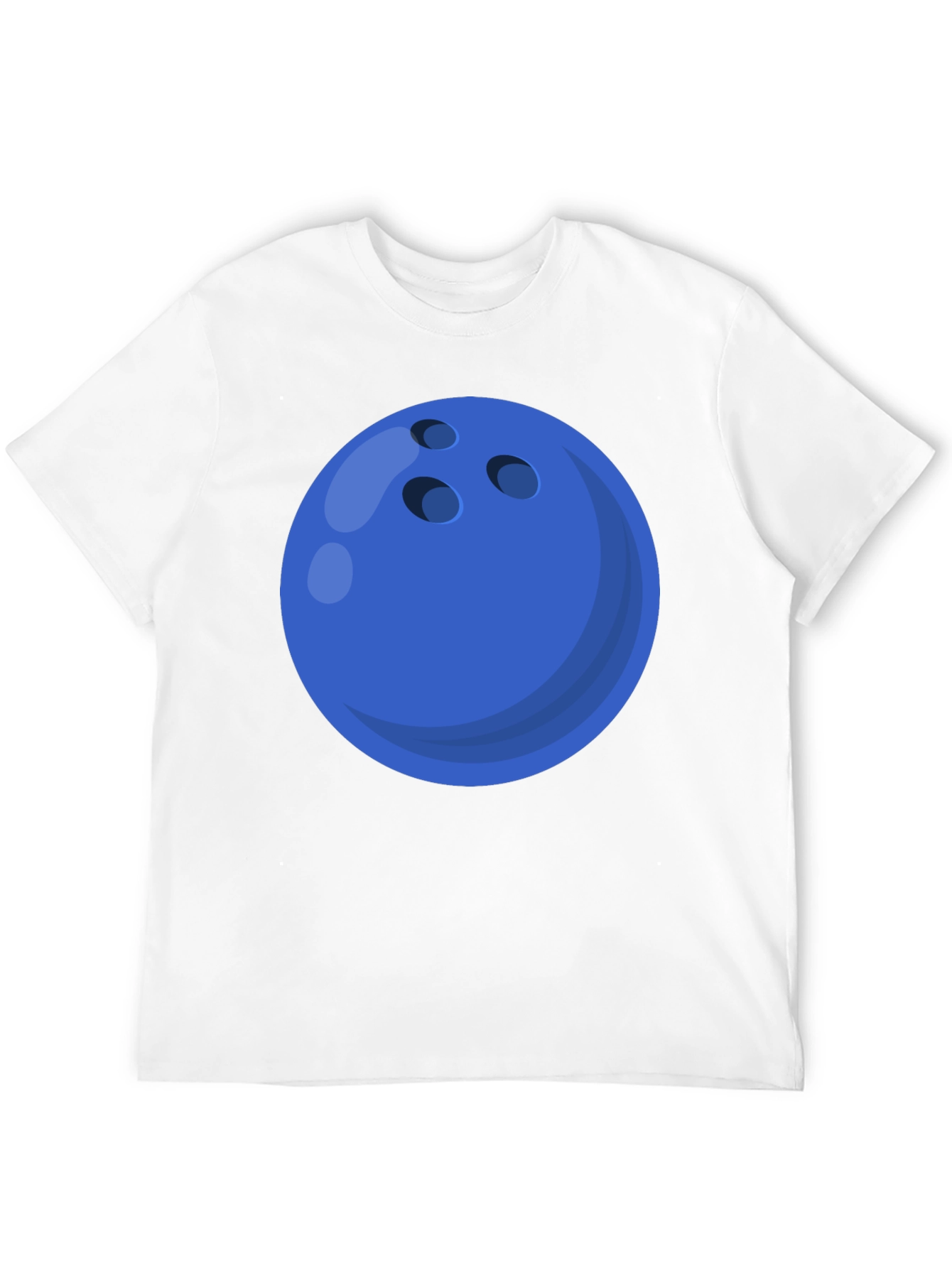Bowling Ball Graphic Tee - Black Cotton T-Shirt