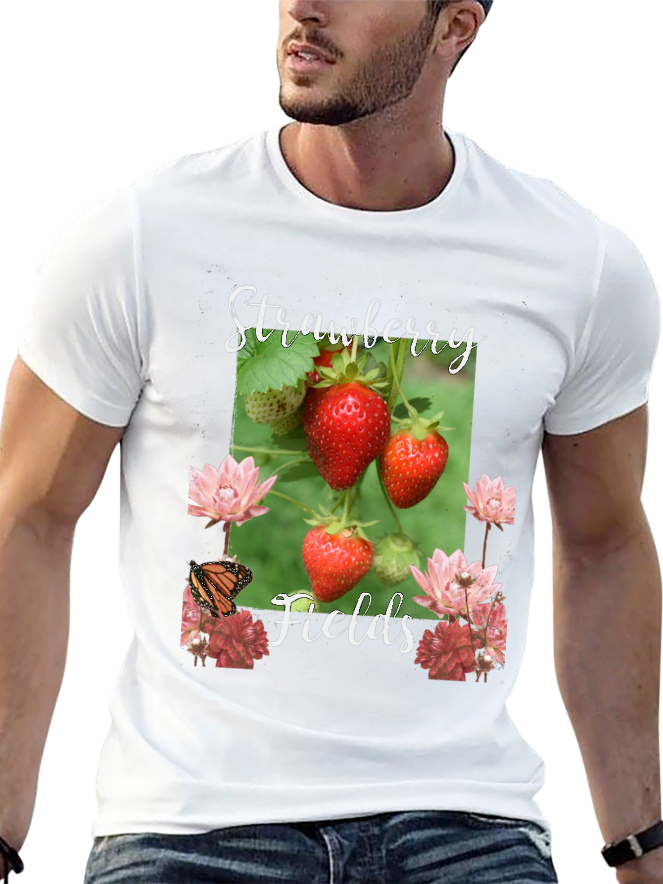 Strawberry Fields Graphic T-Shirt