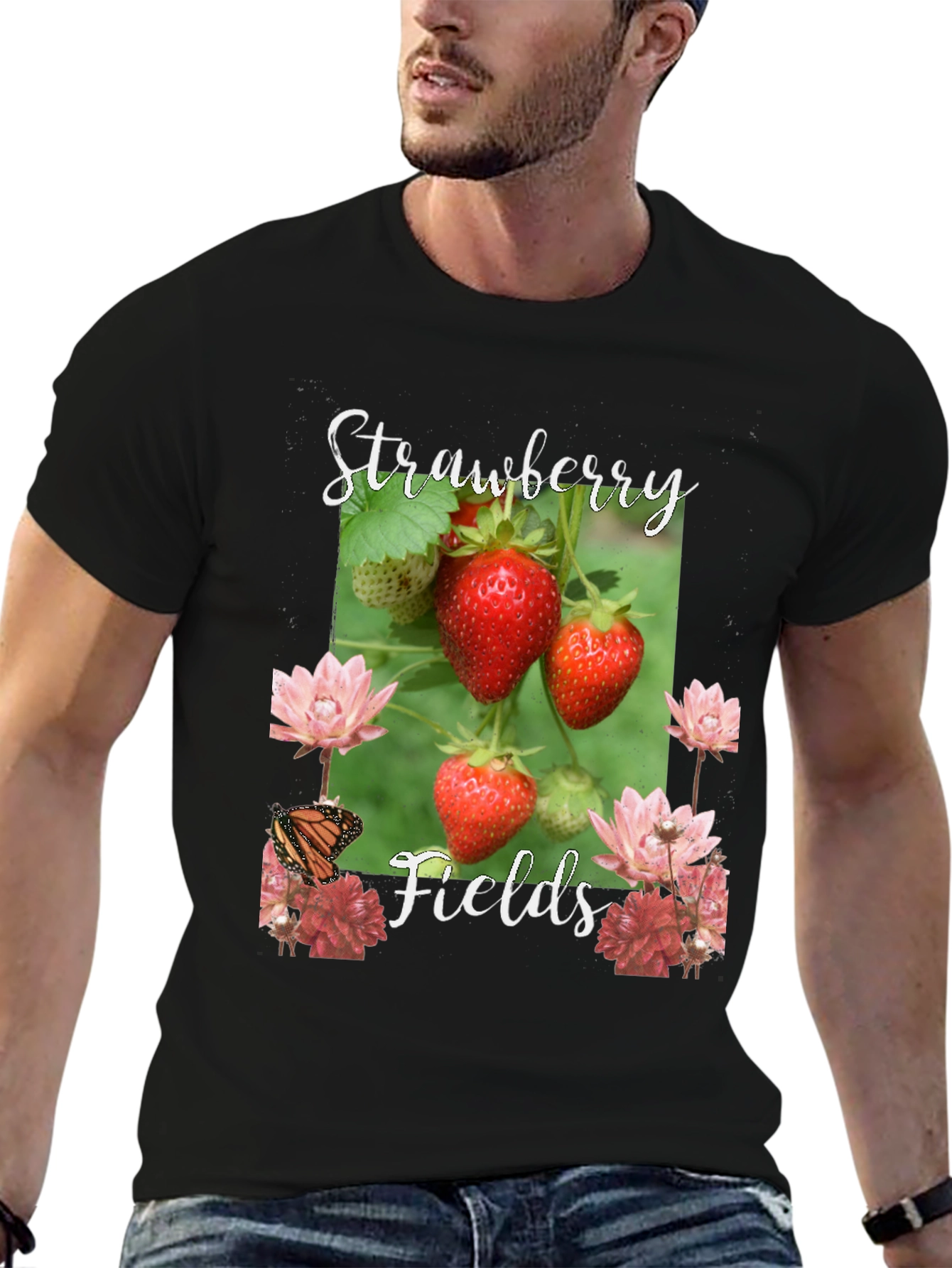Strawberry Fields Graphic T-Shirt