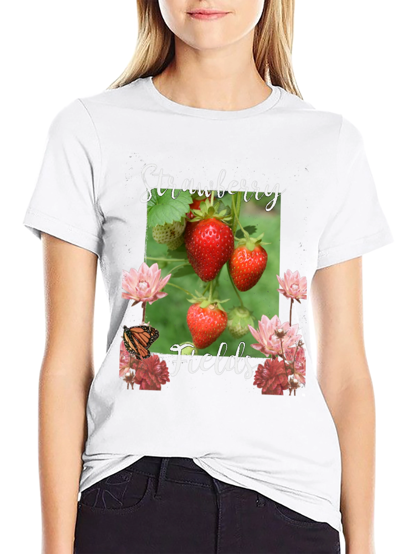 Strawberry Fields Graphic T-Shirt