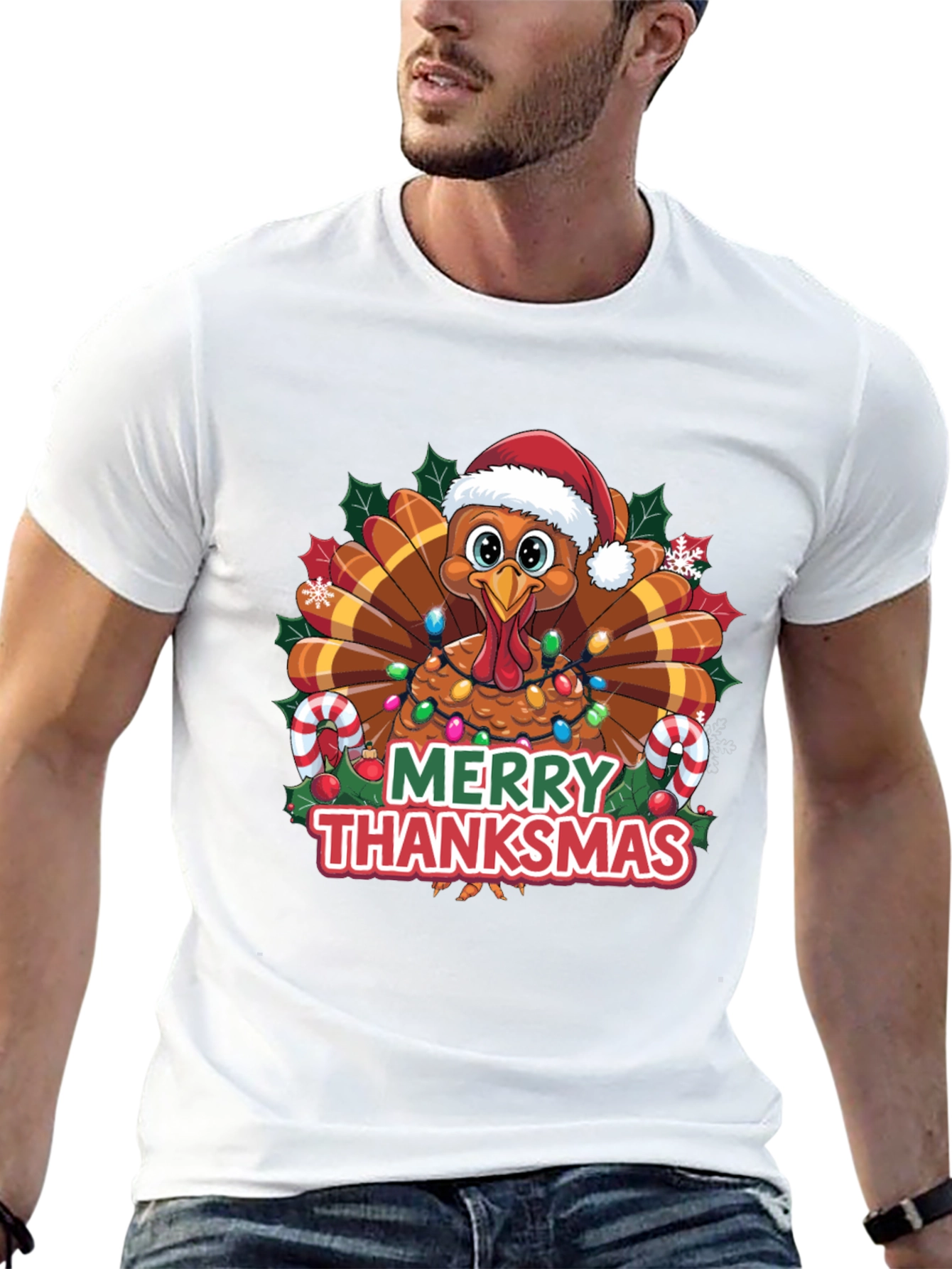 Merry Thanksmas Turkey T-Shirt