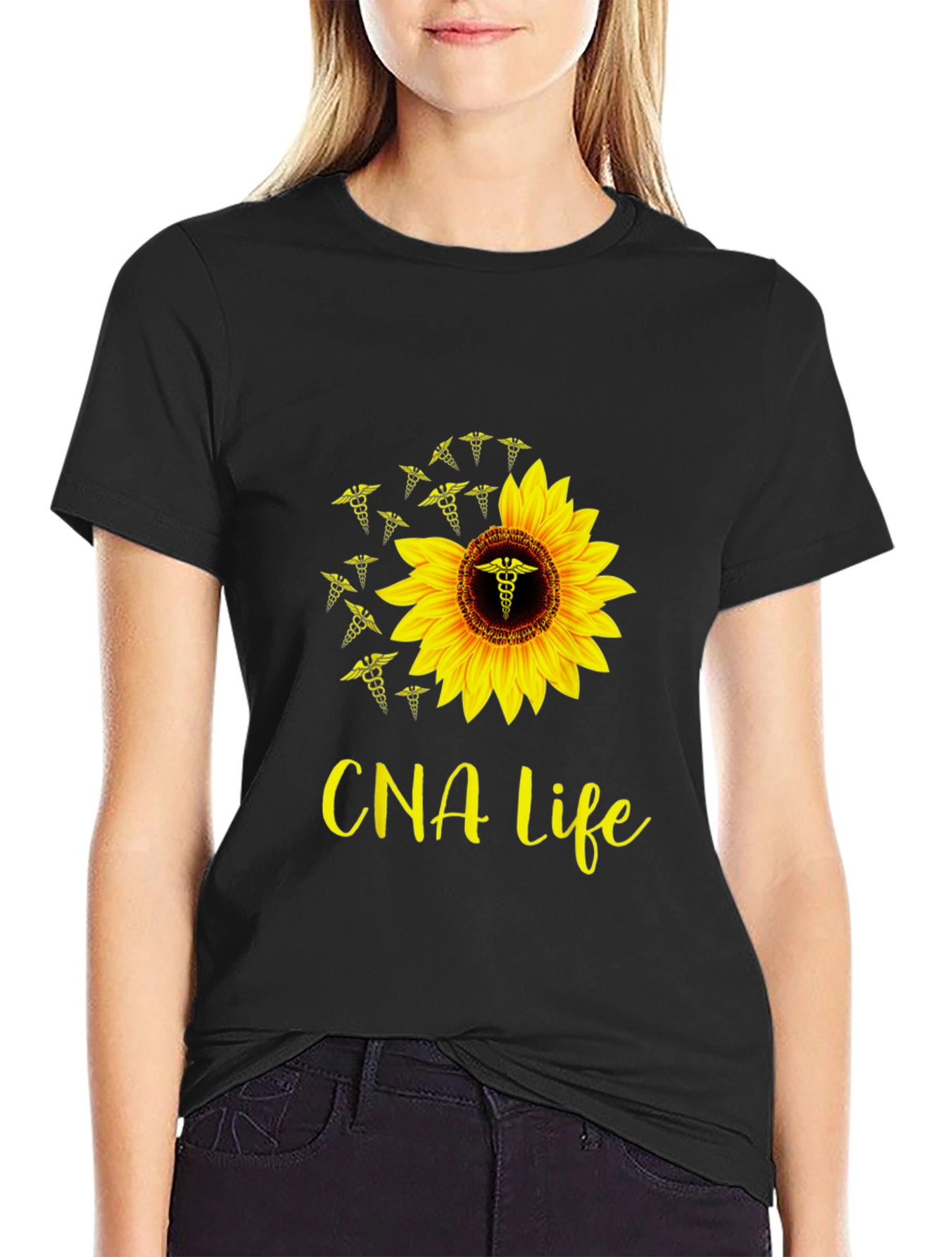 CNA Life Sunflower Graphic Tee