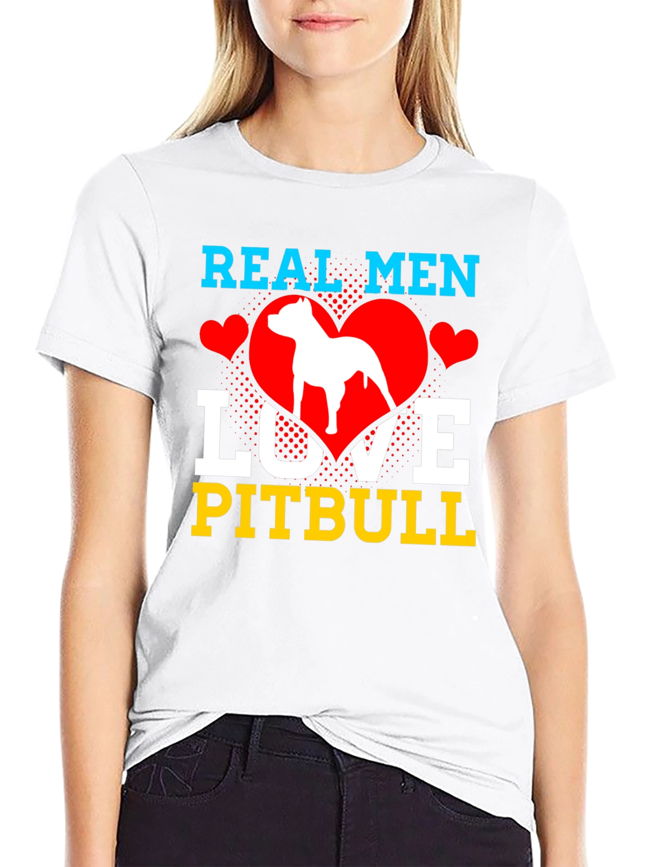 Real Men Love Pitbull T-Shirt