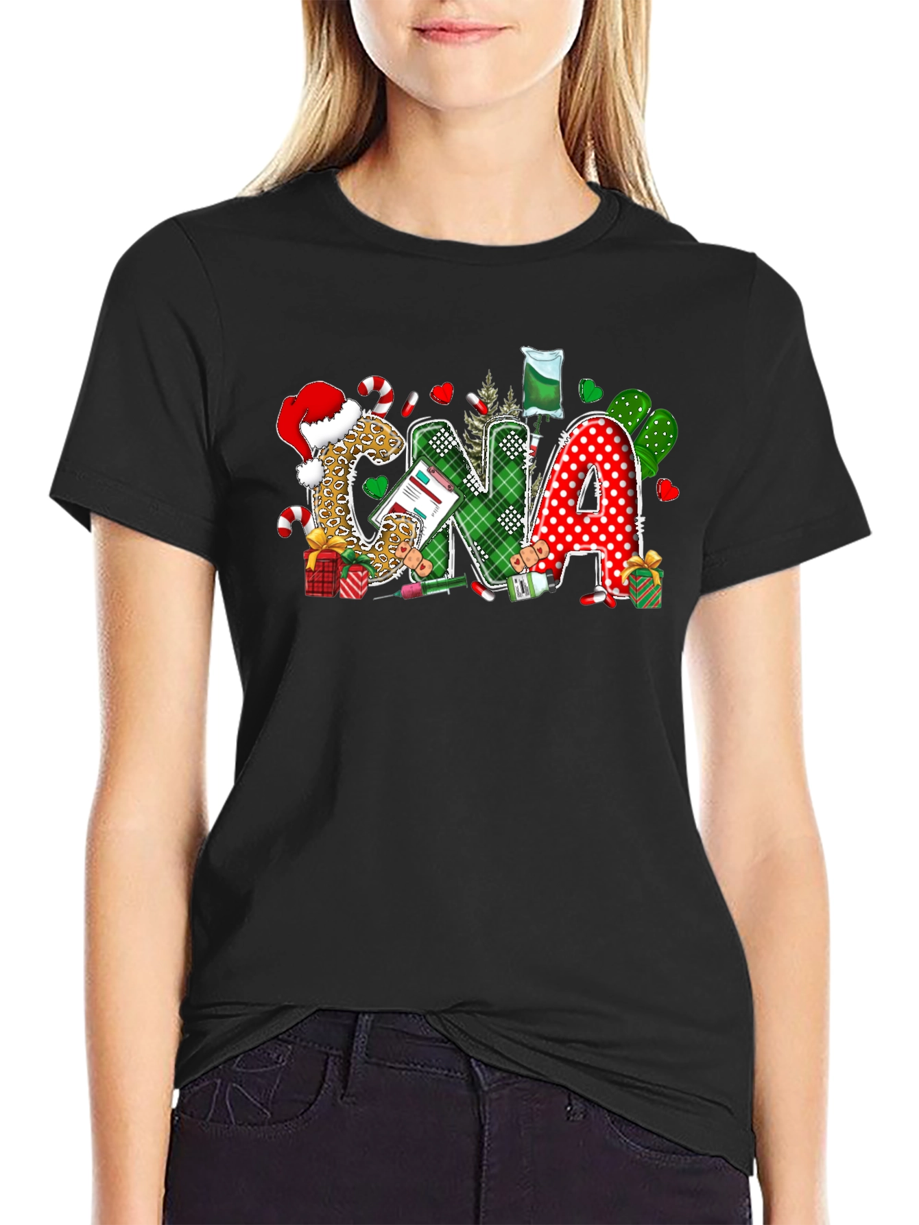 Christmas CNA T-Shirt - Nurse Holiday Apparel