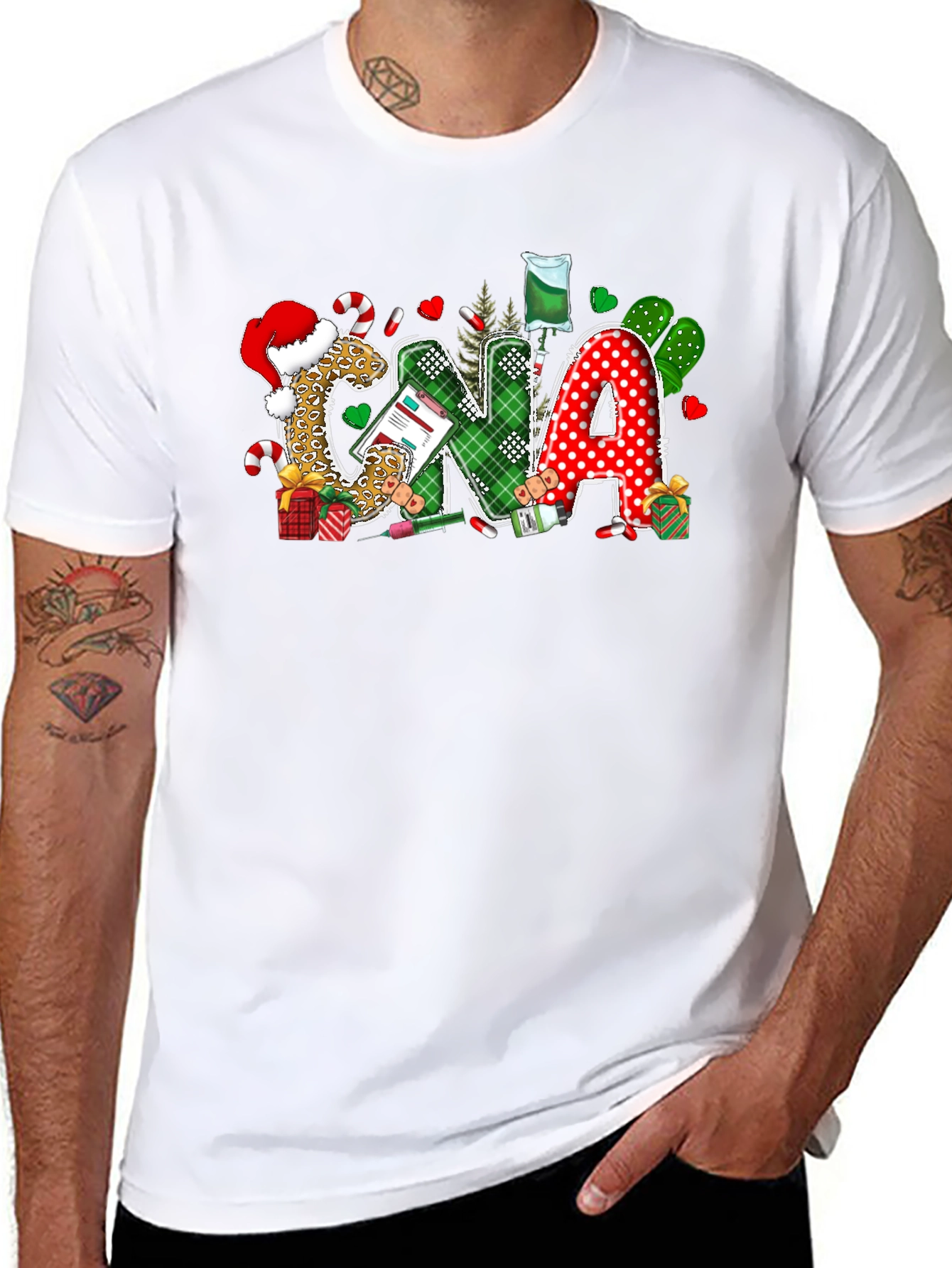Christmas CNA T-Shirt - Nurse Holiday Apparel