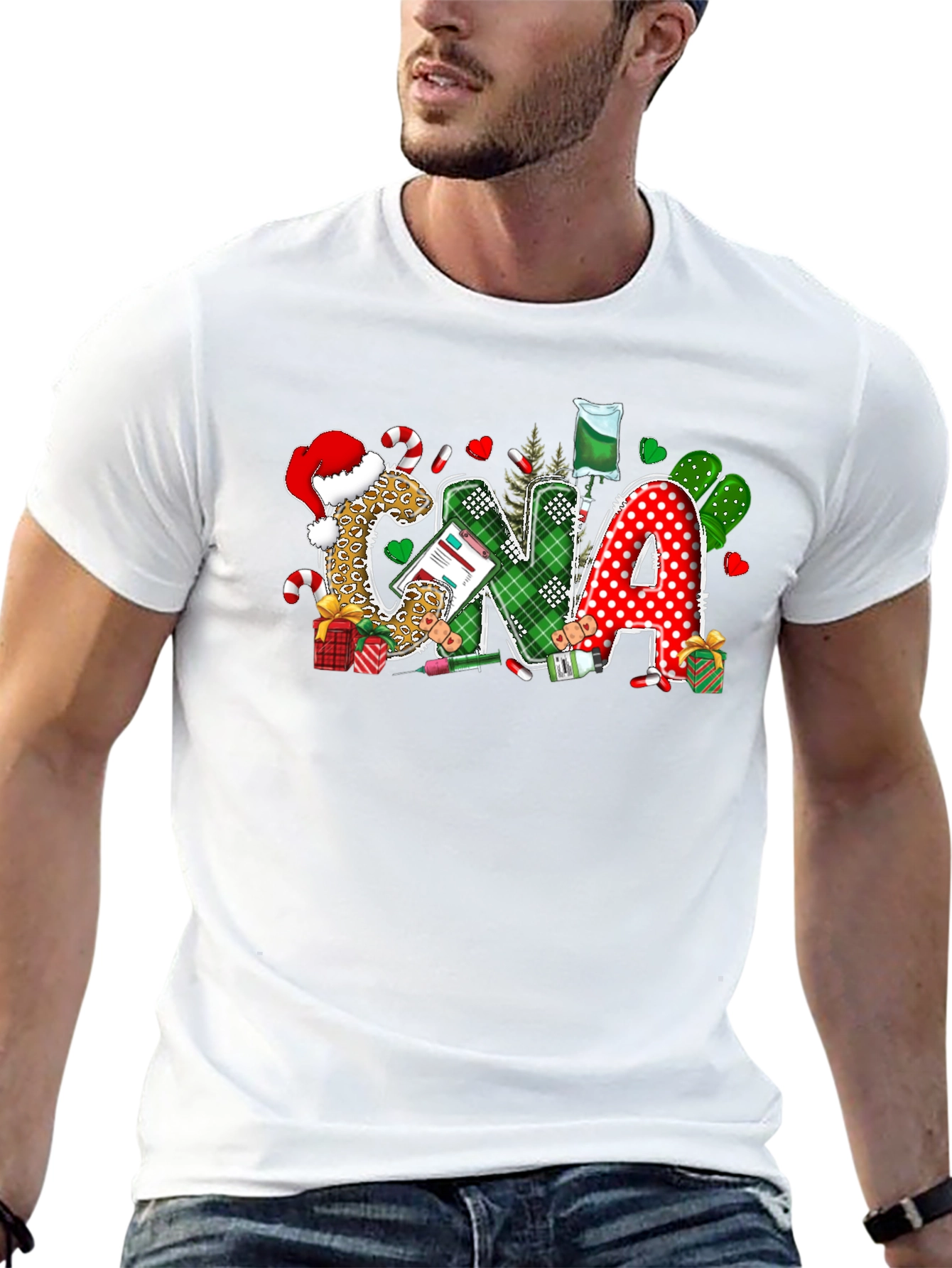 Christmas CNA T-Shirt - Nurse Holiday Apparel