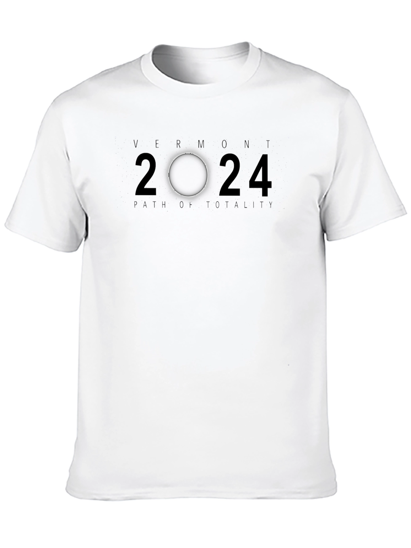 Vermont 2024 Path of Totality Eclipse T-Shirt