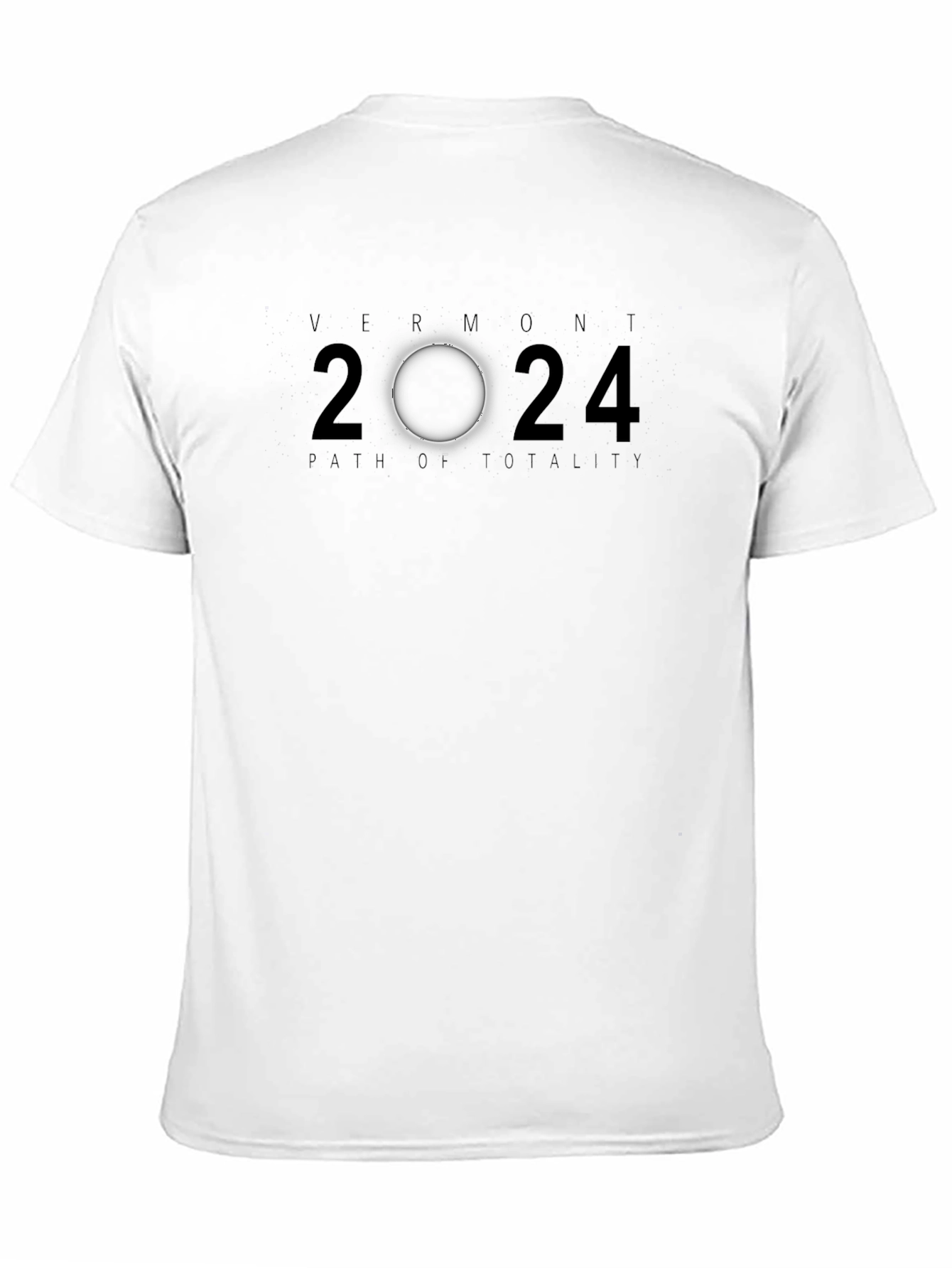 Vermont 2024 Path of Totality Eclipse T-Shirt