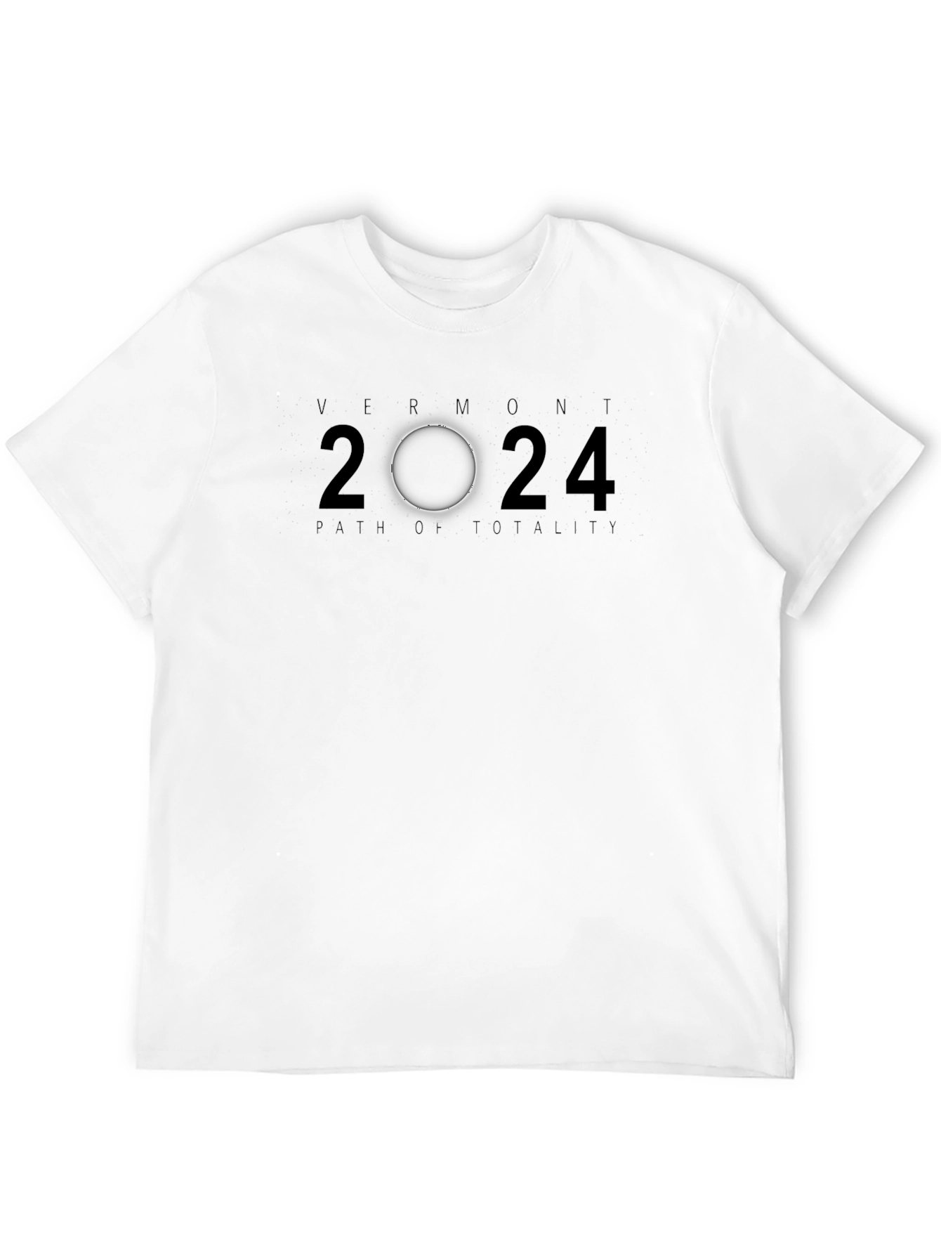 Vermont 2024 Path of Totality Eclipse T-Shirt