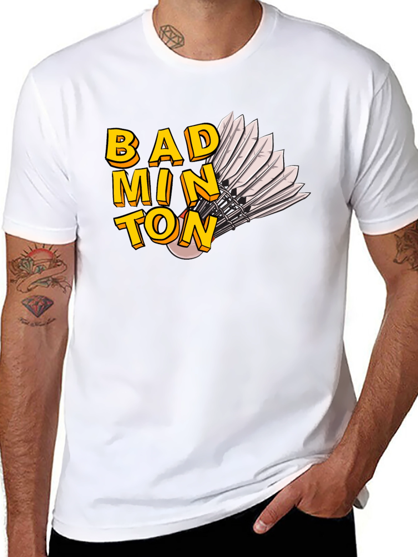 Badminton T-Shirt - Sports Graphic Tee
