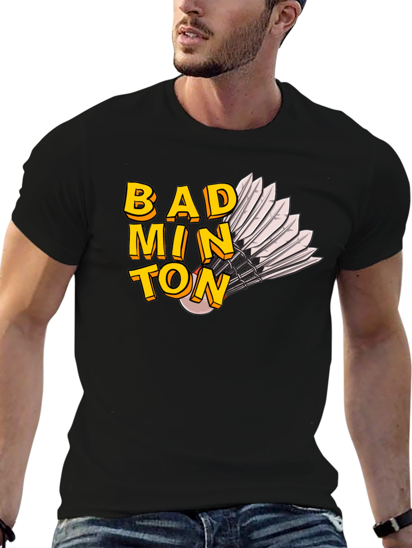 Badminton T-Shirt - Sports Graphic Tee