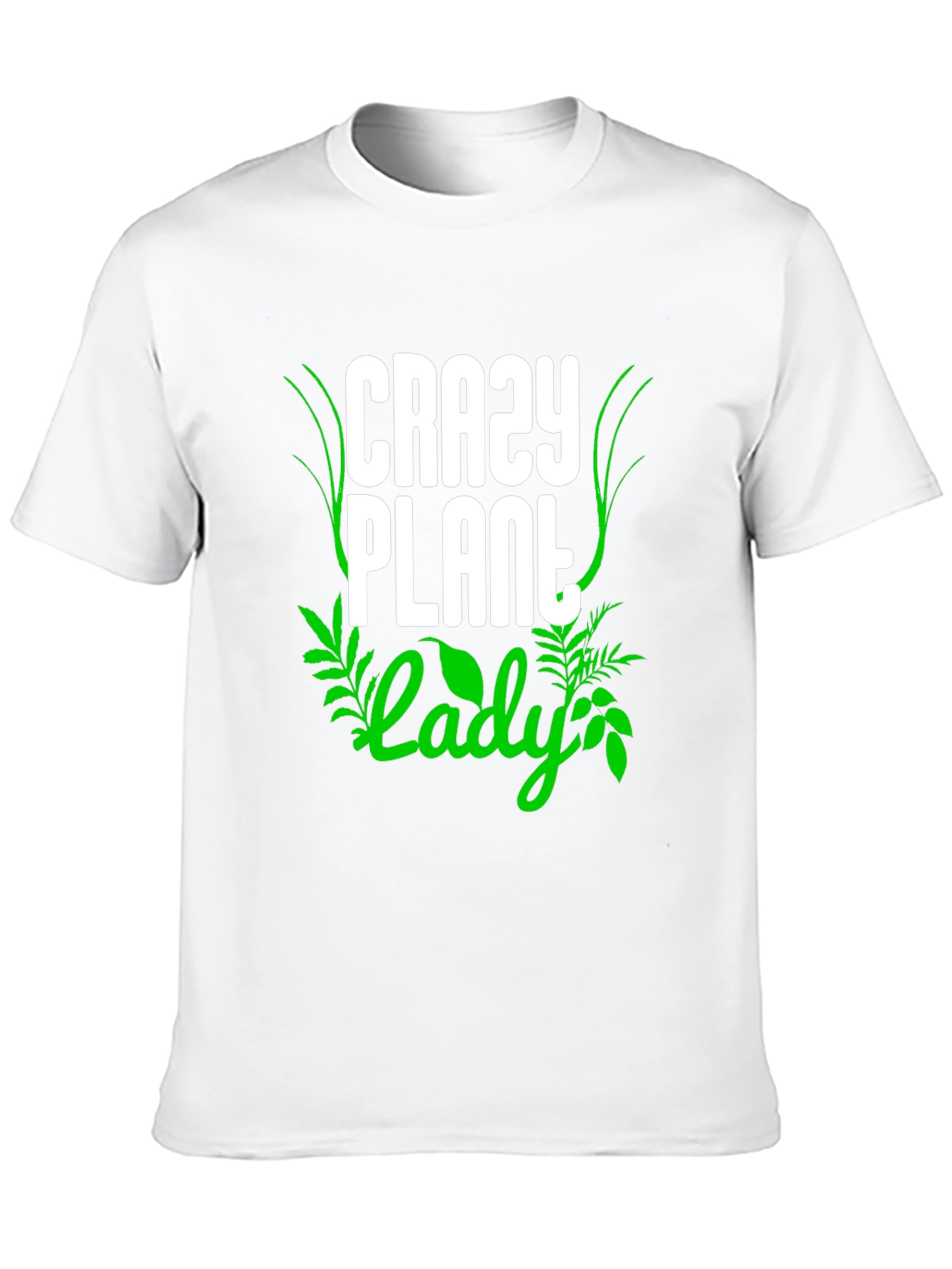 Crazy Plant Lady T-Shirt - Black Cotton Tee