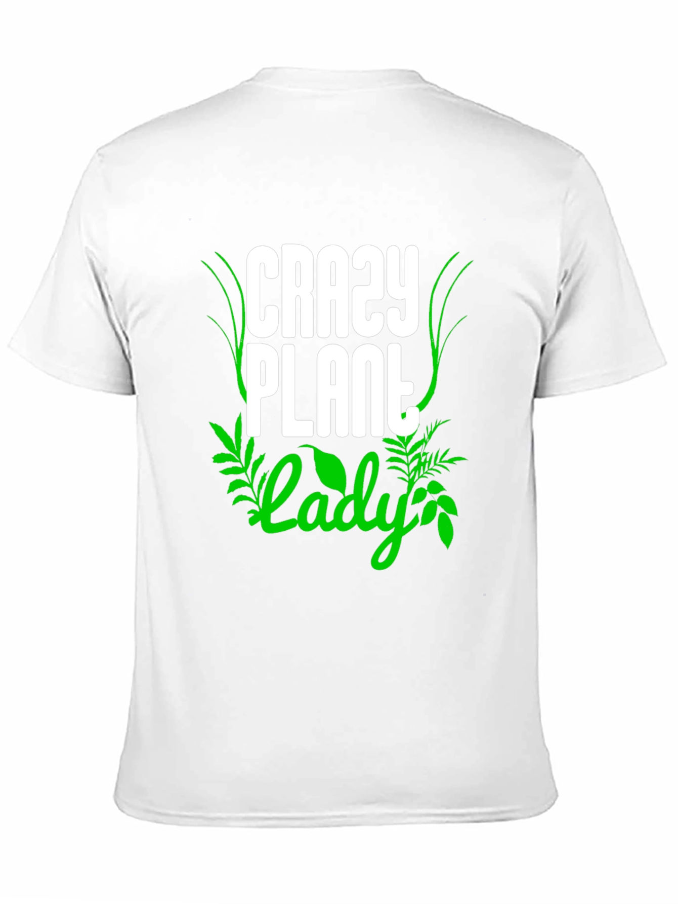 Crazy Plant Lady T-Shirt - Black Cotton Tee
