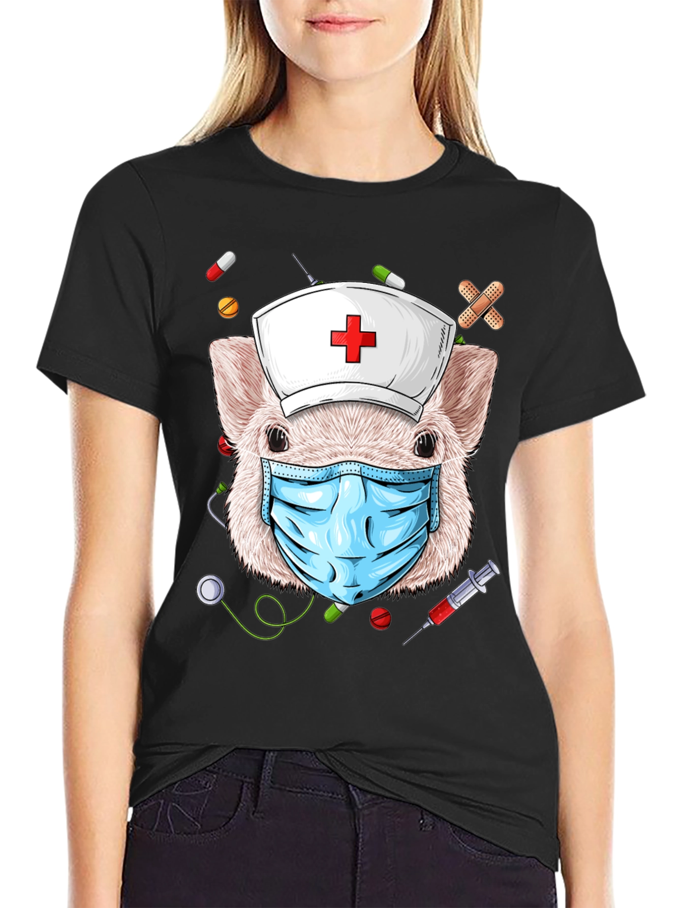 Pig Nurse T-Shirt: Stay Safe & Stylish