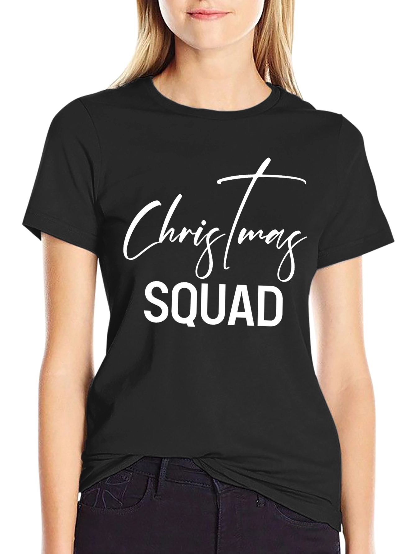 Christmas Squad Black T-Shirt