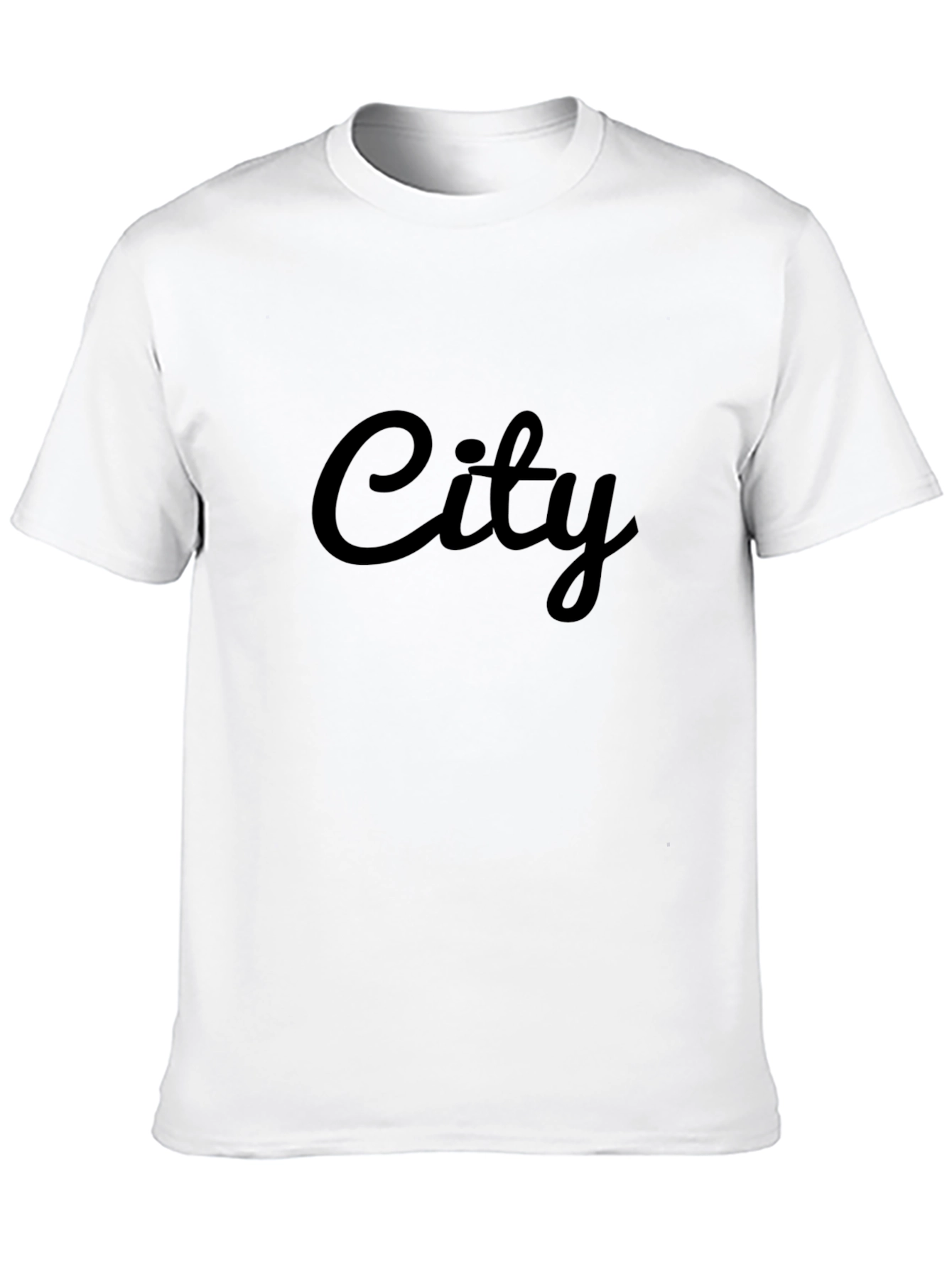 City Graphic Print Black T-Shirt