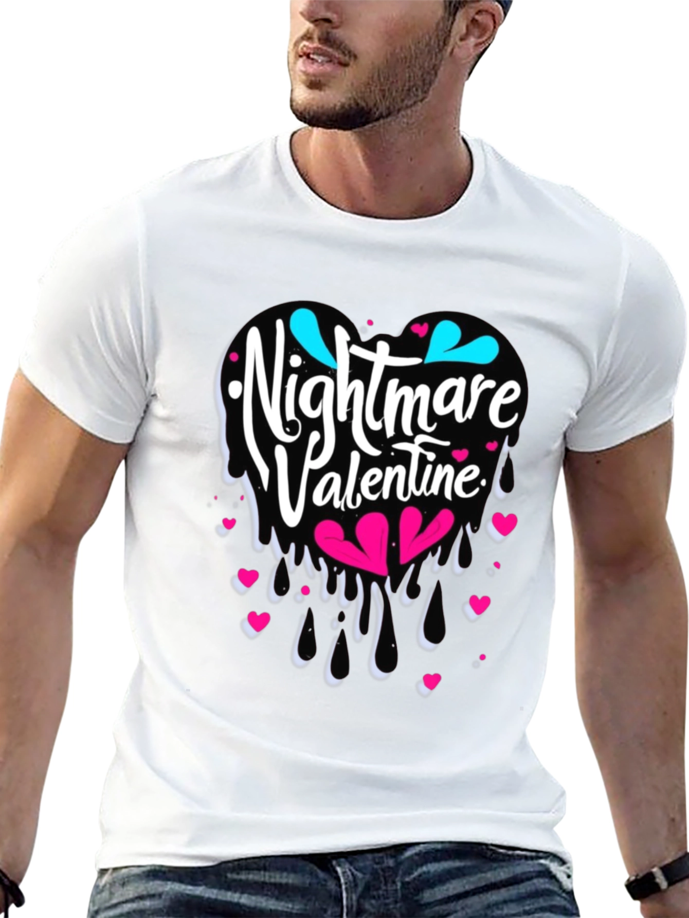 Nightmare Valentine Black T-Shirt