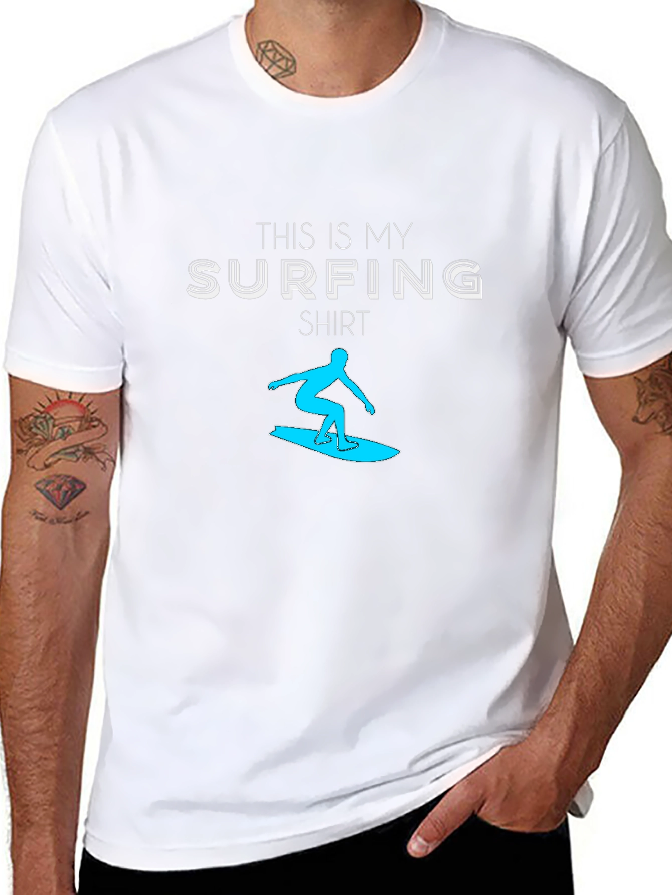 Surfing Shirt - Unisex Cotton Tee