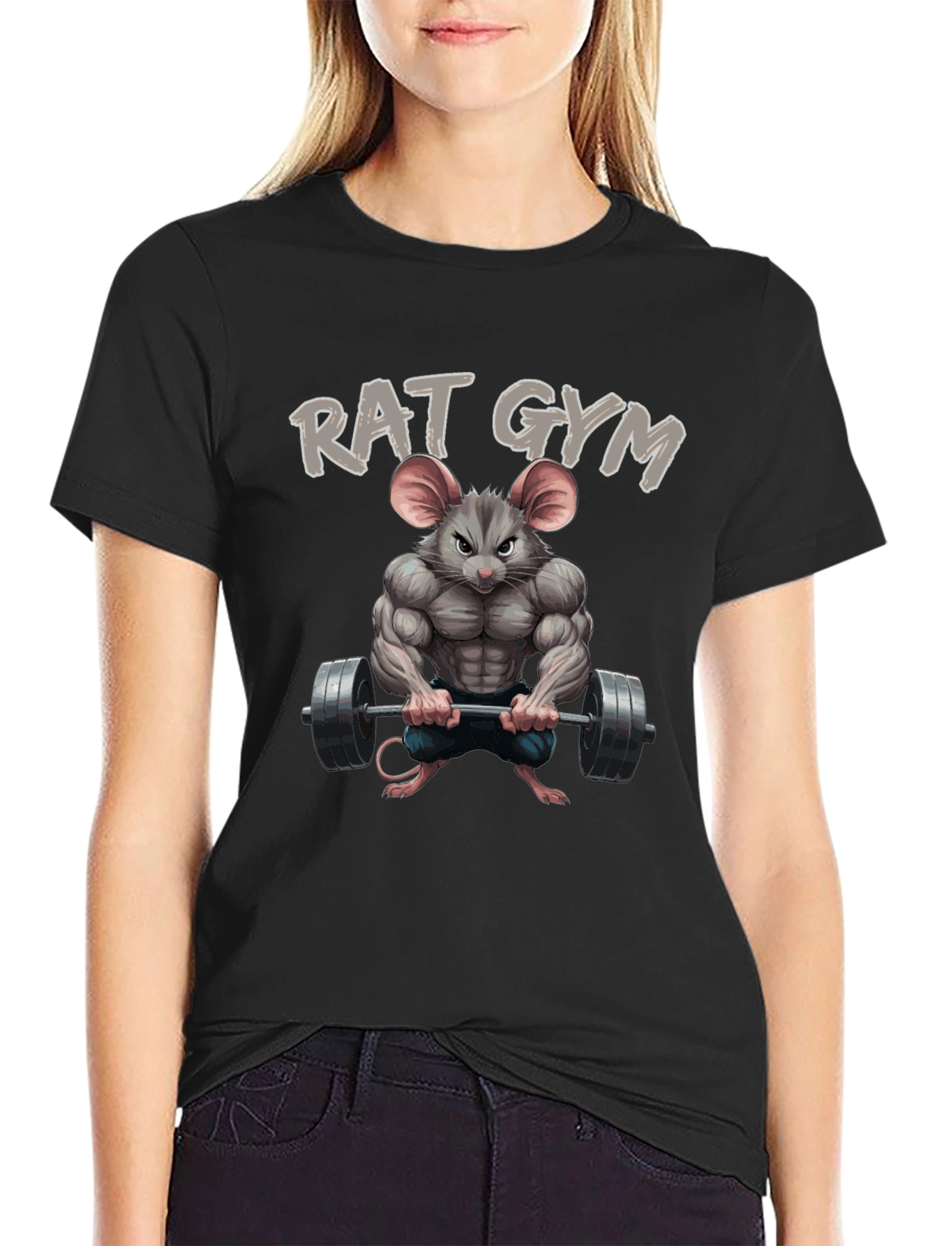 Rat Gym T-Shirt - Funny Workout Apparel