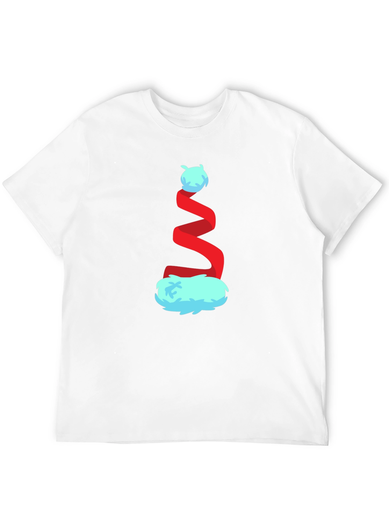 Whimsical Christmas Hat Graphic Tee - Festive Holiday Style